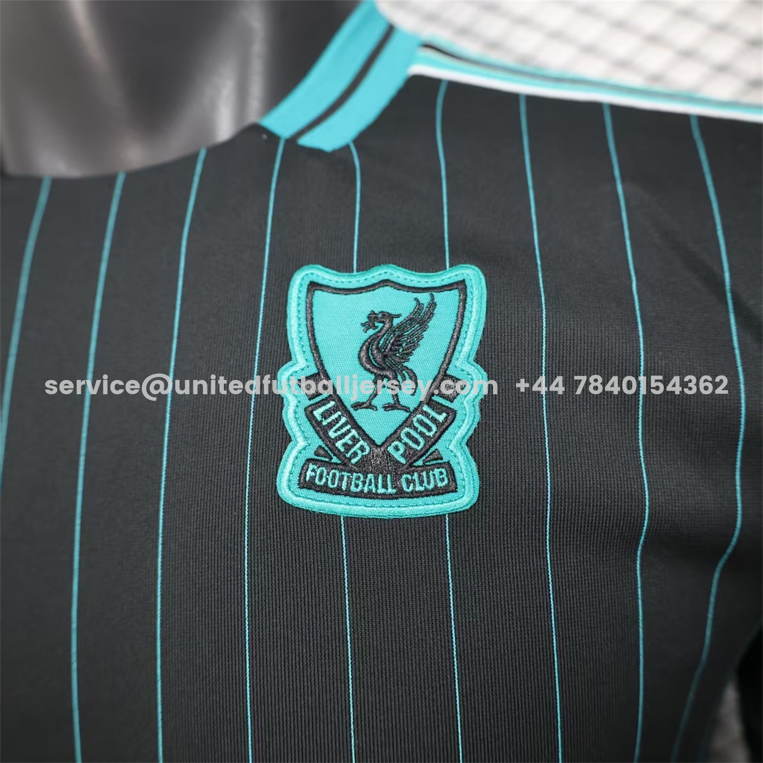 unitedfutballjersey-Liver.pool 25-26 Icon Range Travel Special Edition Black Jersey - Player Version