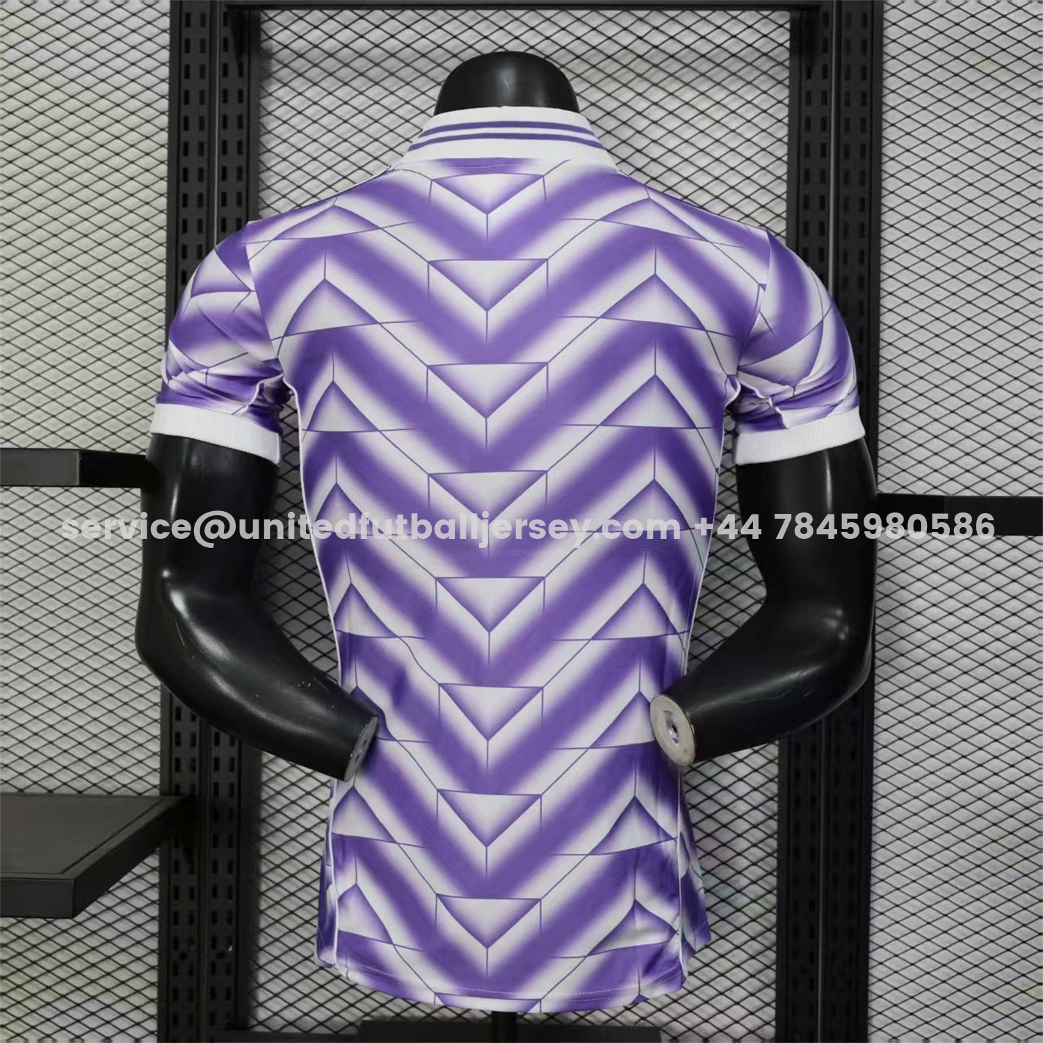 unitedfutballjersey-Real Madrid 25-26 Refracted Purple Light White Special Jersey - Player Version