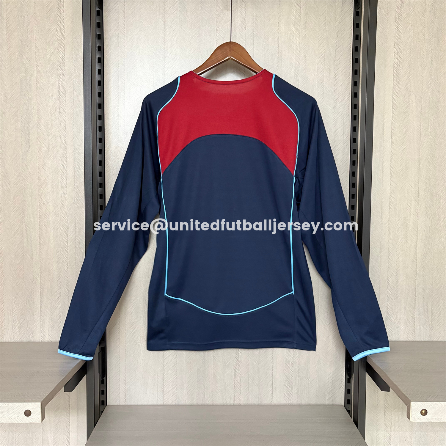 unitedfutballjersey-Retro Atletico Madrid 2004-05 Away Long Sleeves Jersey - S.p.i.d.e.r M.a.n
