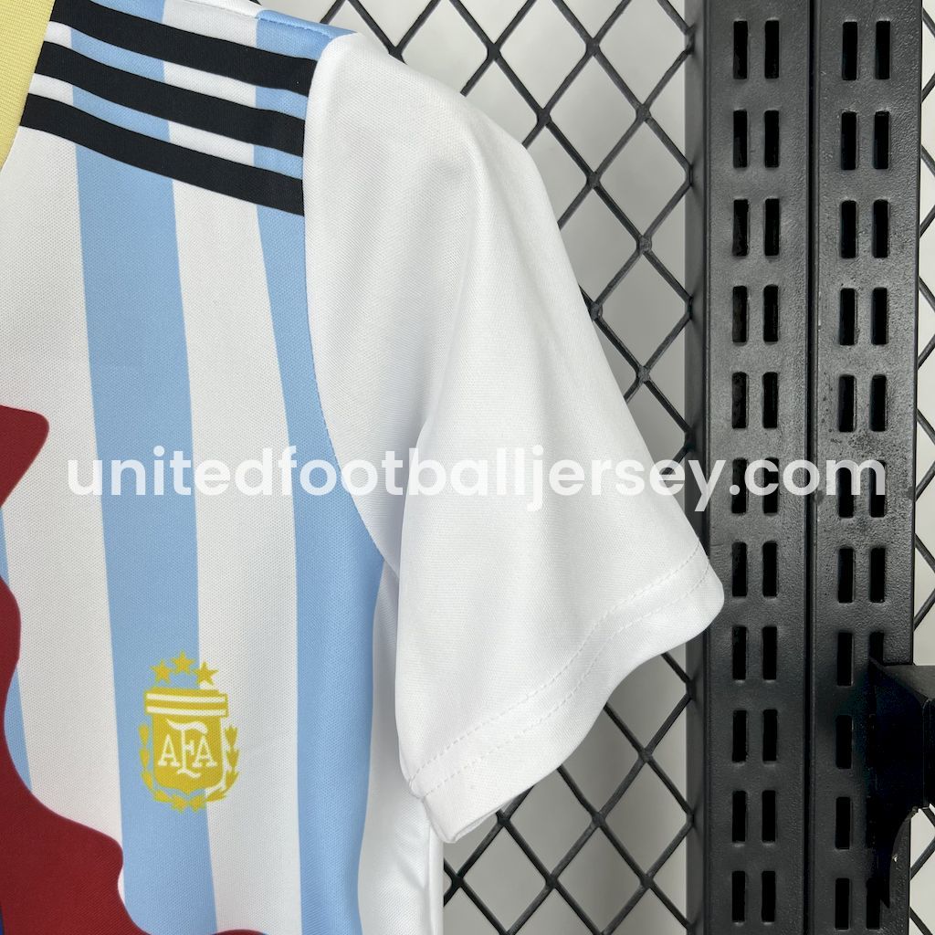 unitedfutballjersey-Messi Career Commemorative Kids Kit with Messi #10 - Barcelona Argentina Paris Saint-Germain PSG INT M.A.M