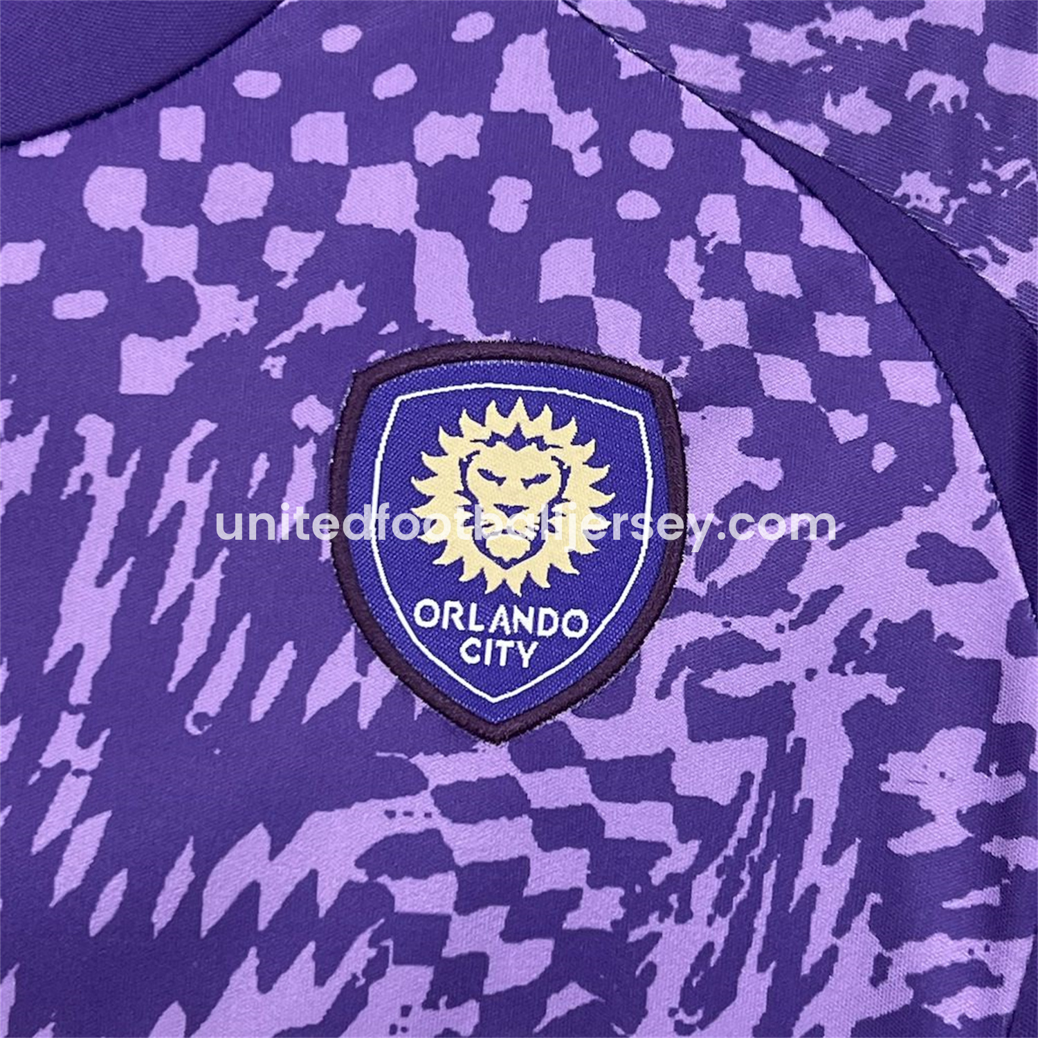 unitedfutballjersey-Orlando City 25-26 Home Kids Kit