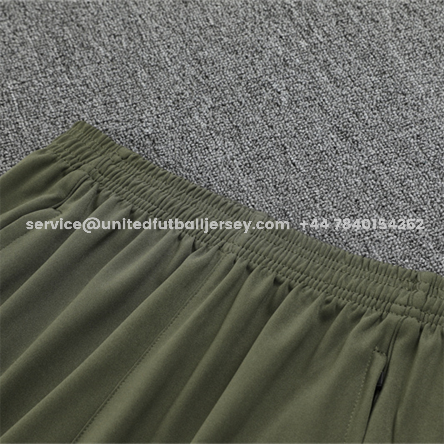 unitedfutballjersey-Real Madrid 25-26 Long Sleeve Training Set - Army Green Top & Pants