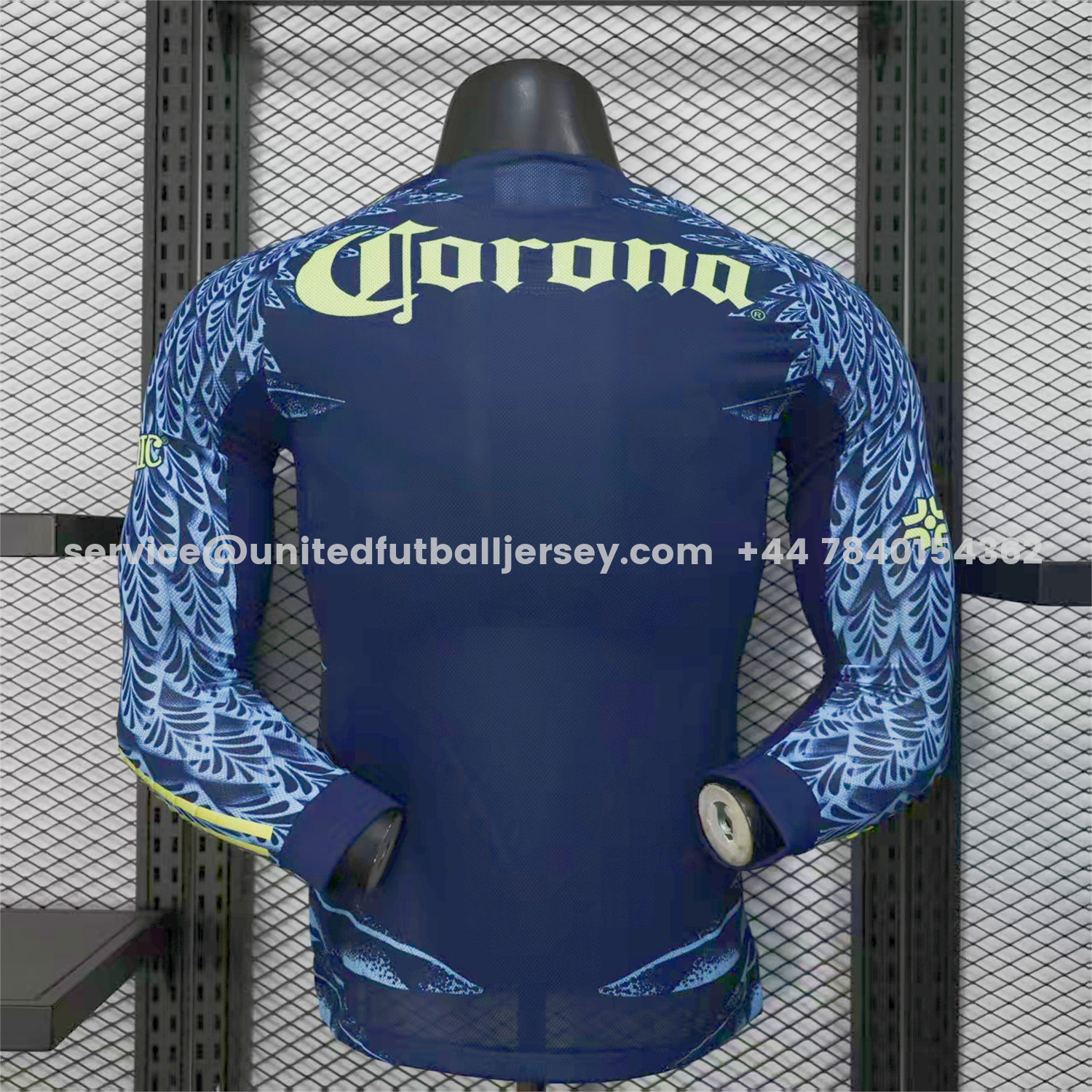 unitedfutballjersey-Club América 25-26 Away Long Jersey - Player Version