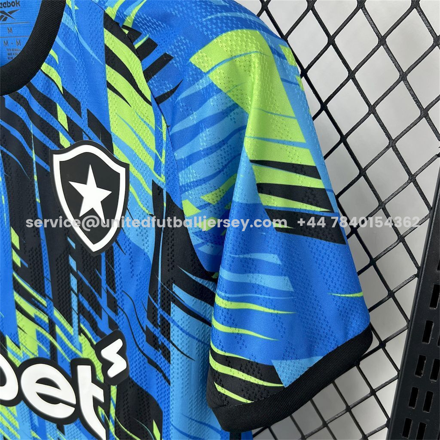 unitedfutballjersey-Botafogo 25-26 Goalkeeper Blue Jersey - Fans Version