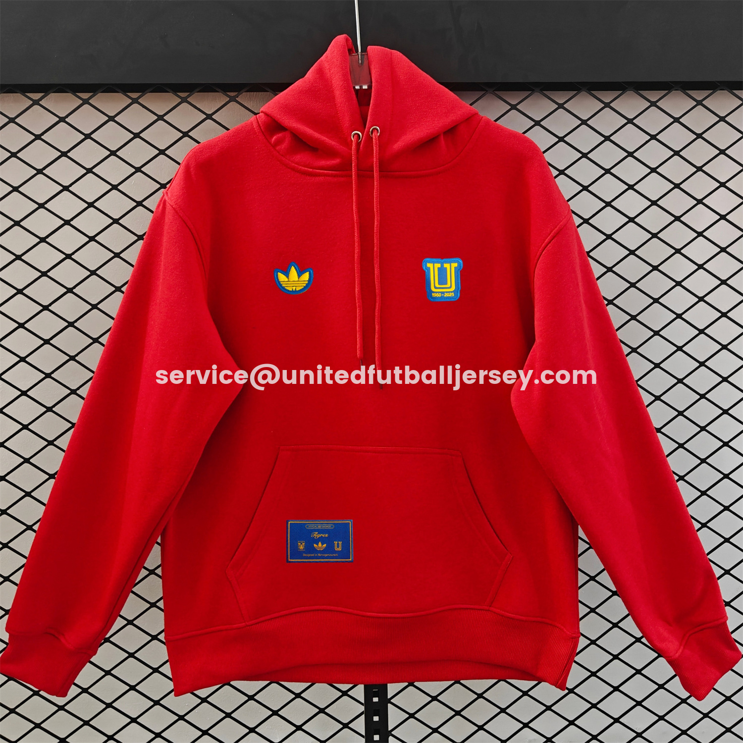unitedfutballjersey-Tigres UANL 25-26 Originals Terrace Icon Unisex Pullover Hoodie