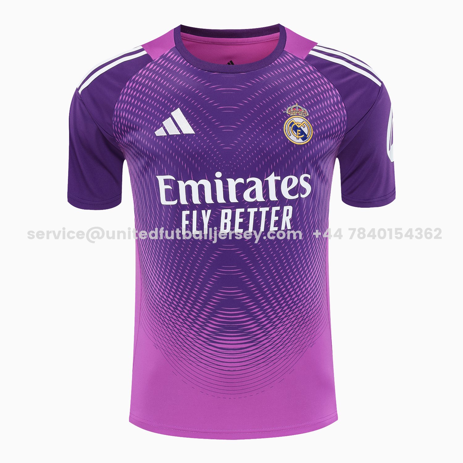 unitedfutballjersey-Real Madrid 25-26 Short-Sleeve Training Set - Purple Top & Purple Shorts