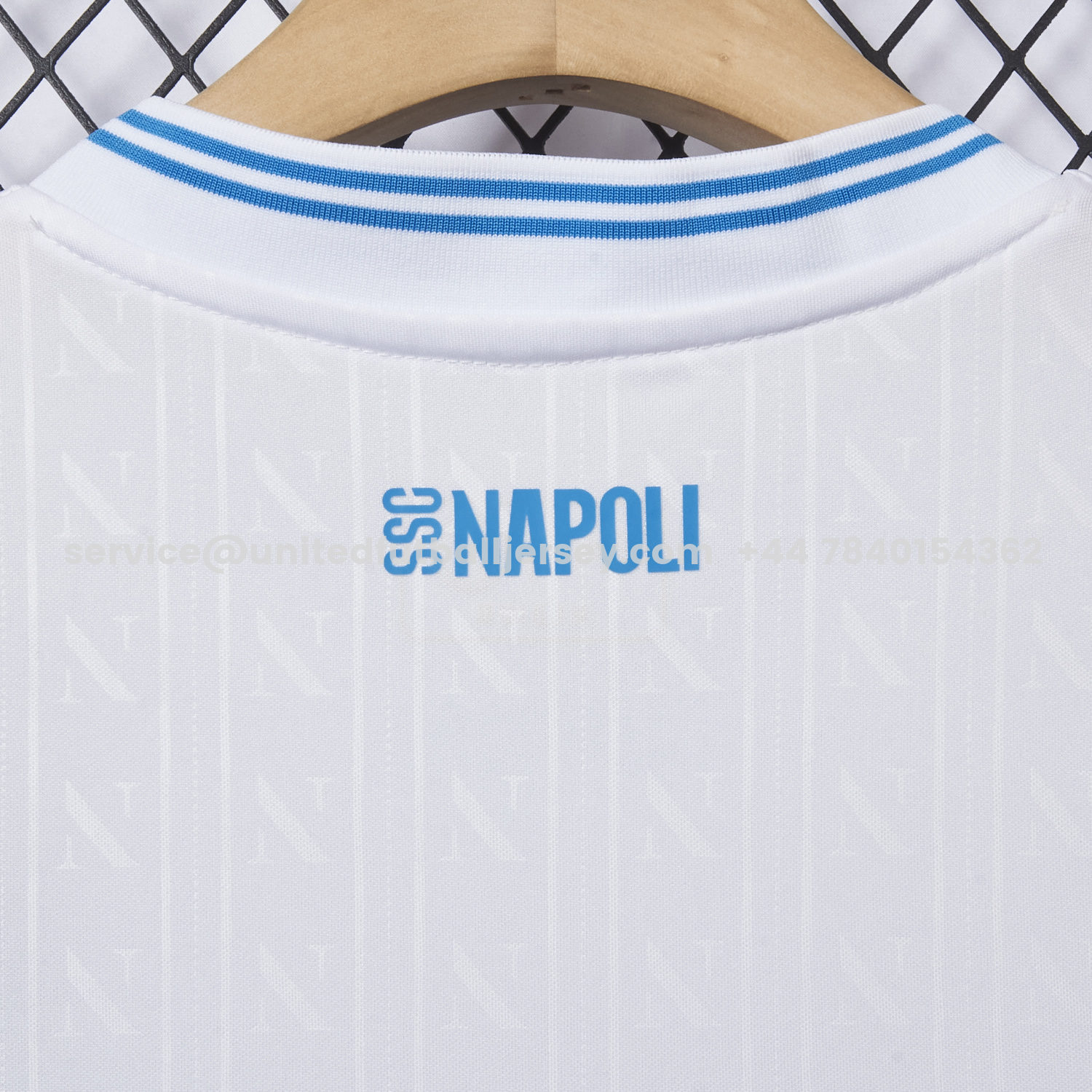 unitedfutballjersey-Napoli 25-26 European Away White Jersey - Fans Version