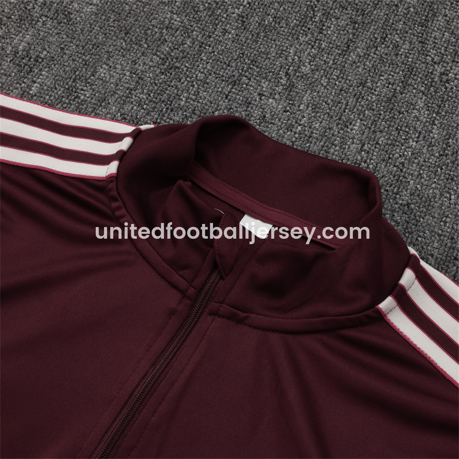 unitedfutballjersey-Bayern Munich 25-26 Throwback Trefoil Long Sleeves Training Set - Deep Red