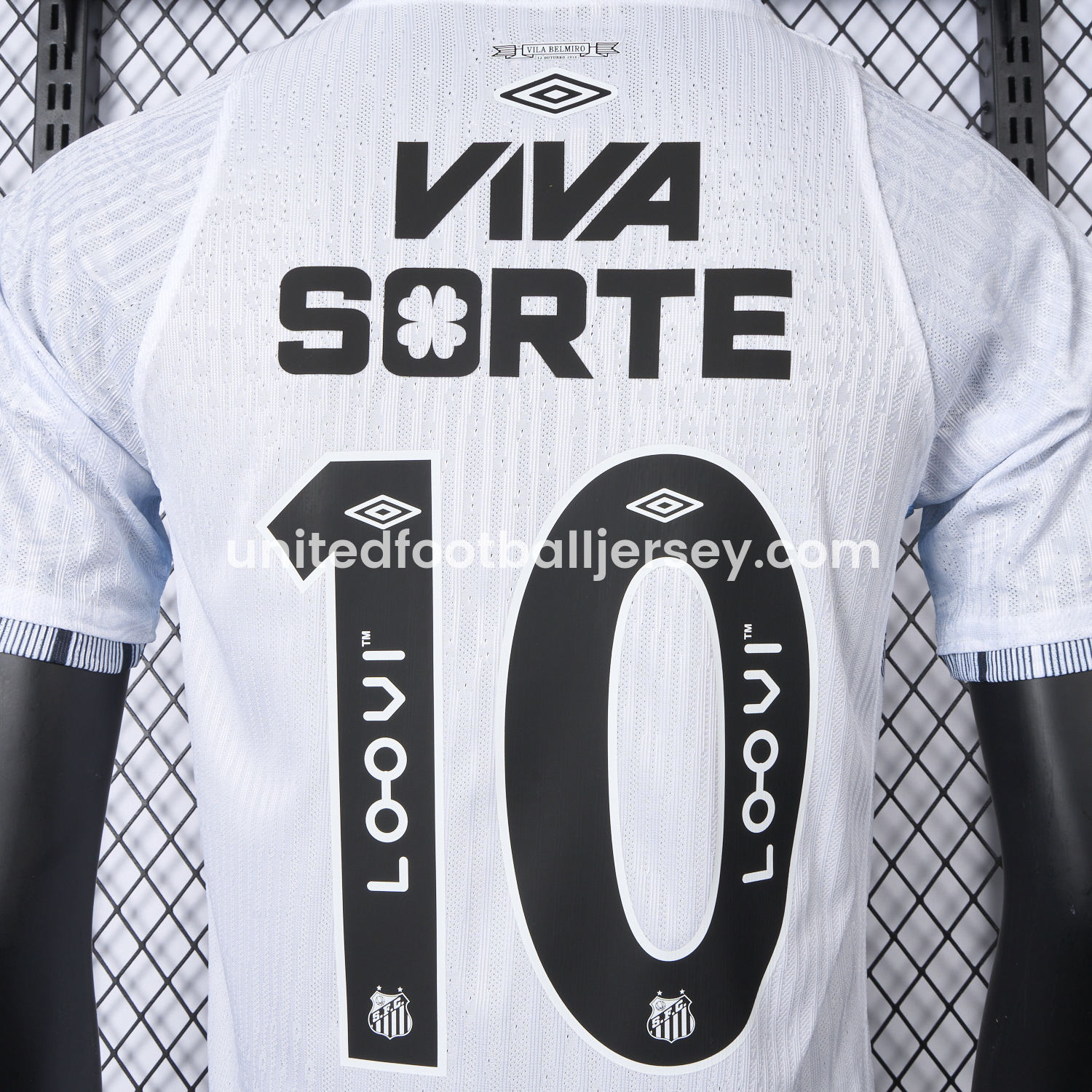 unitedfutballjersey-Santos 25-26 Home Jersey With Sponsors - Player Version
