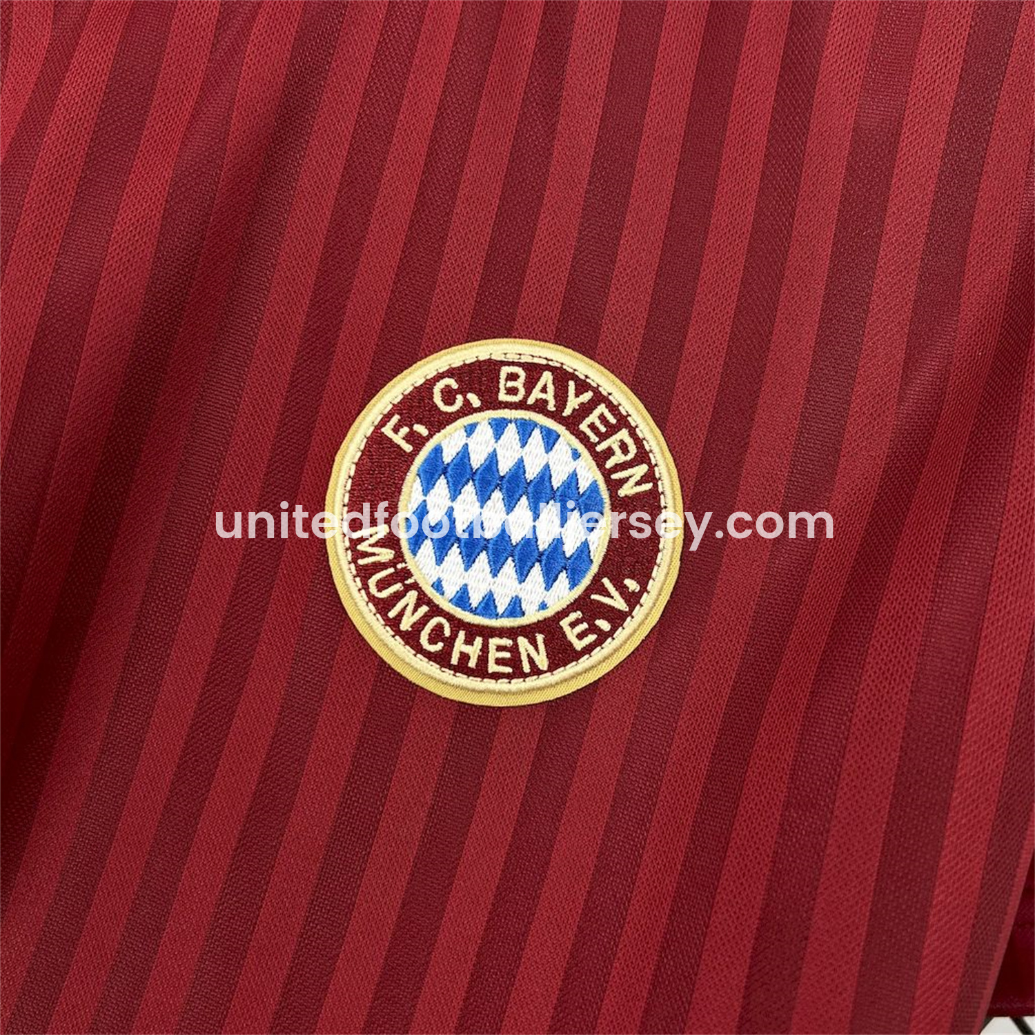 unitedfutballjersey-Bayern Munich 24-25 Red Terrace Icon Retro Jersey - Fans Version