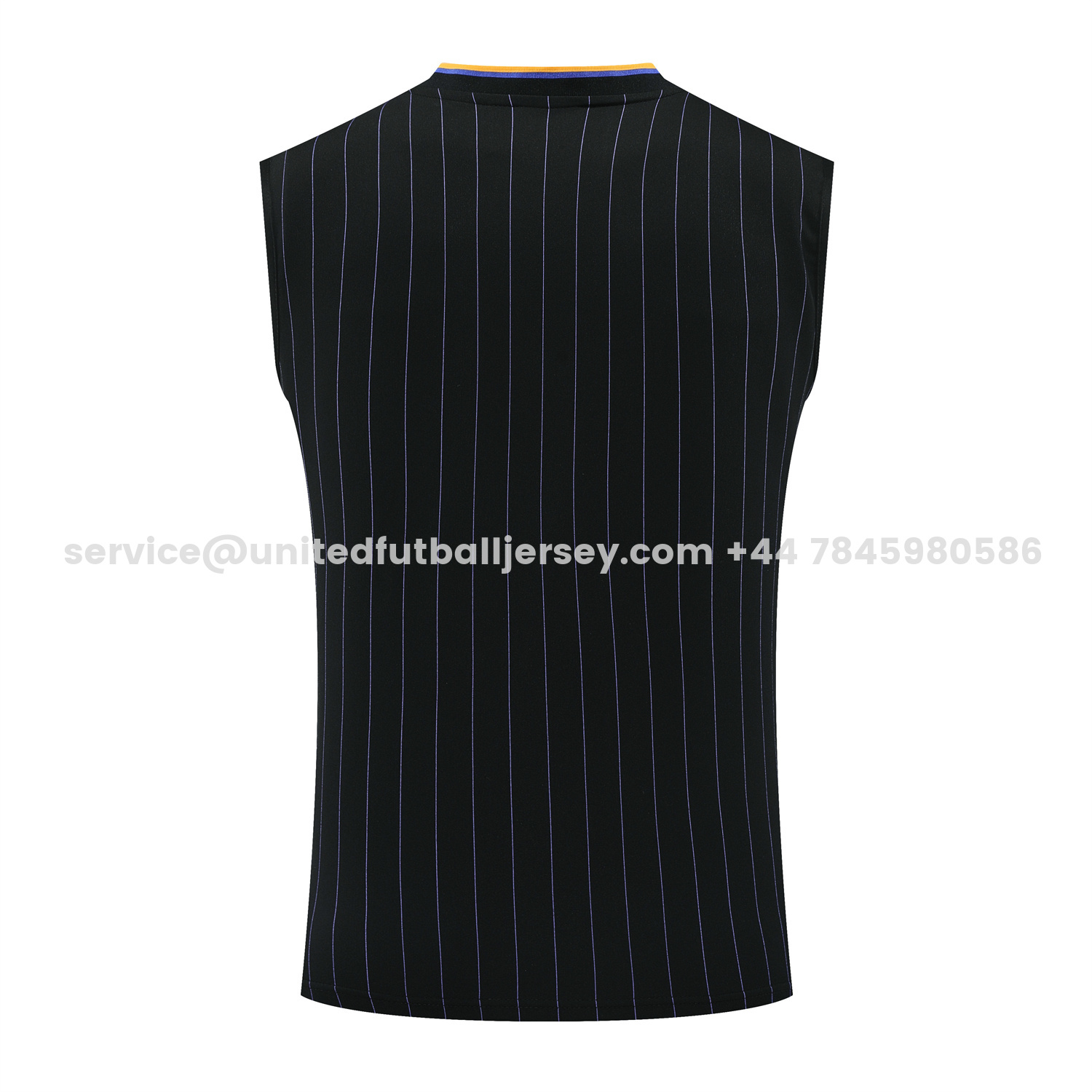 unitedfutballjersey-Manchester United 25-26 Vest Training Set - Black Top & Black Shorts