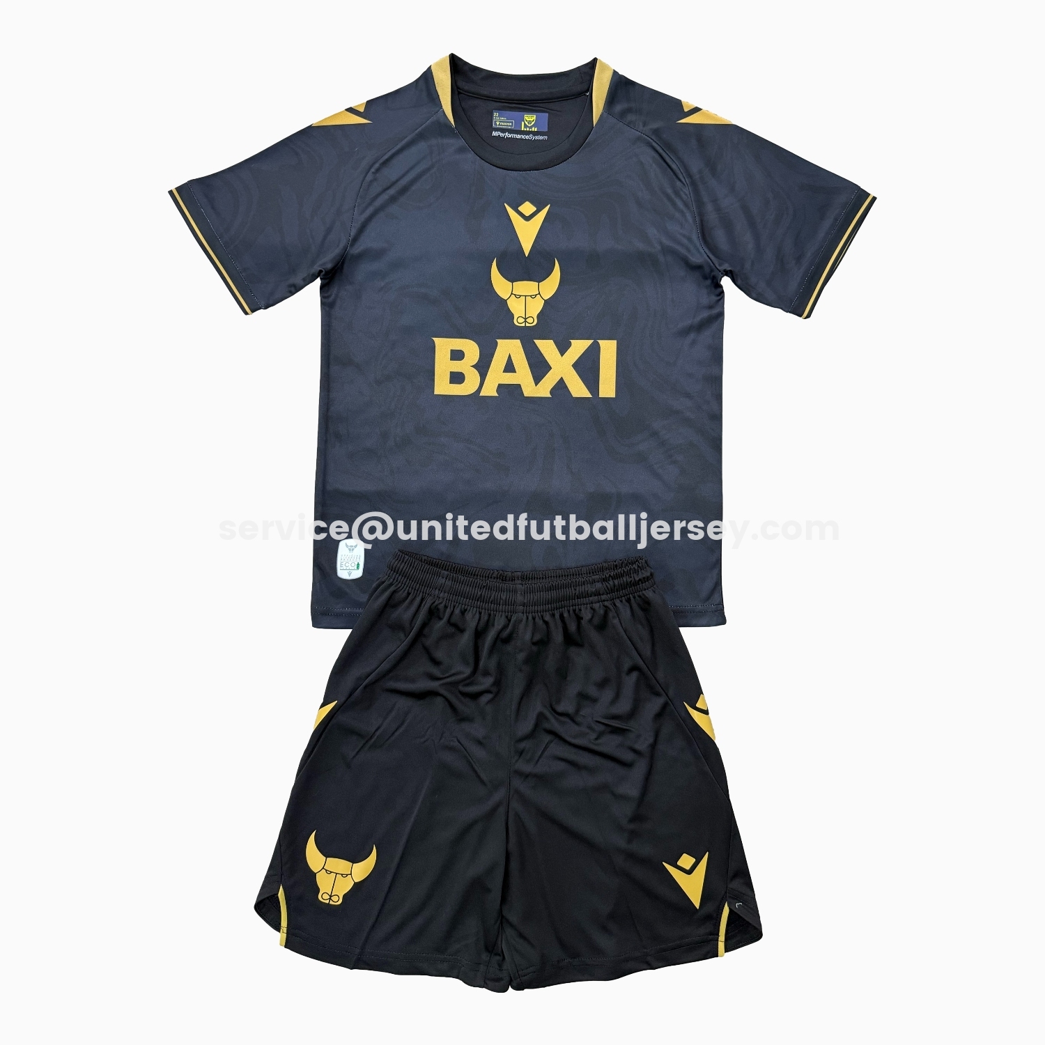 unitedfutballjersey-Oxford United 25-26 Away Kids Kit