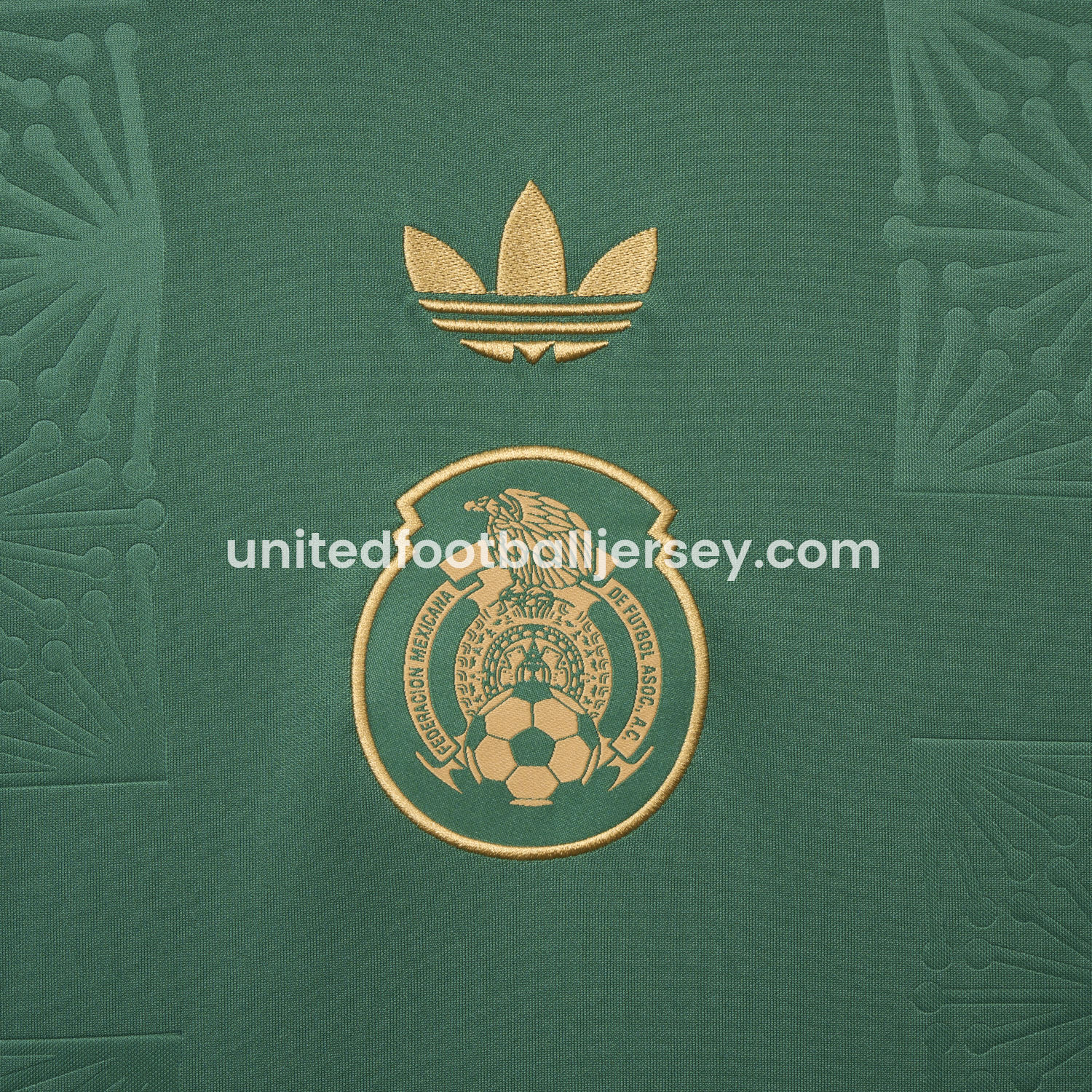 unitedfutballjersey-Mexico 2025 Gold Cup Green Special Edition Jersey - Fans Version