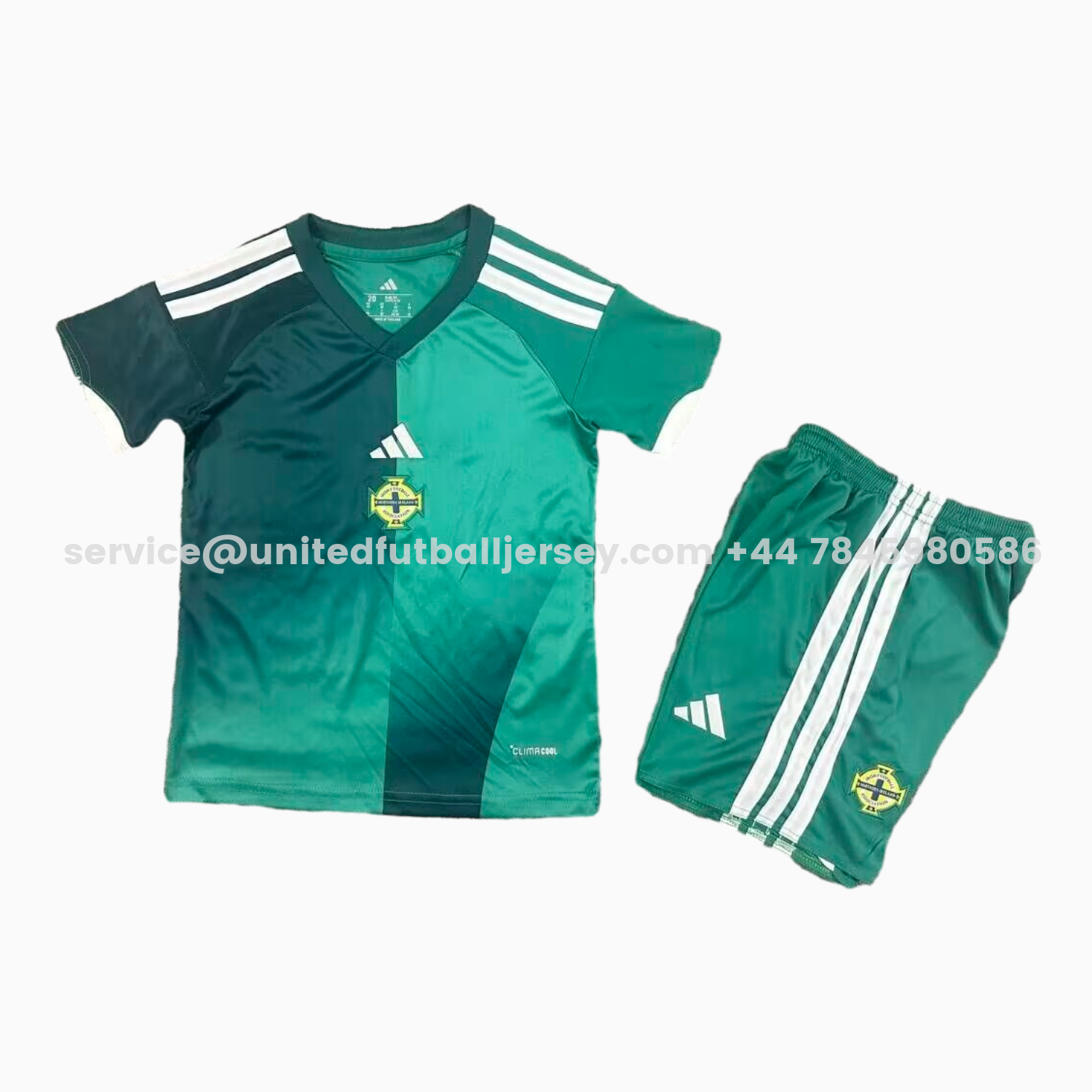 unitedfutballjersey-Northern Ireland 25-26 Home Kids Kit