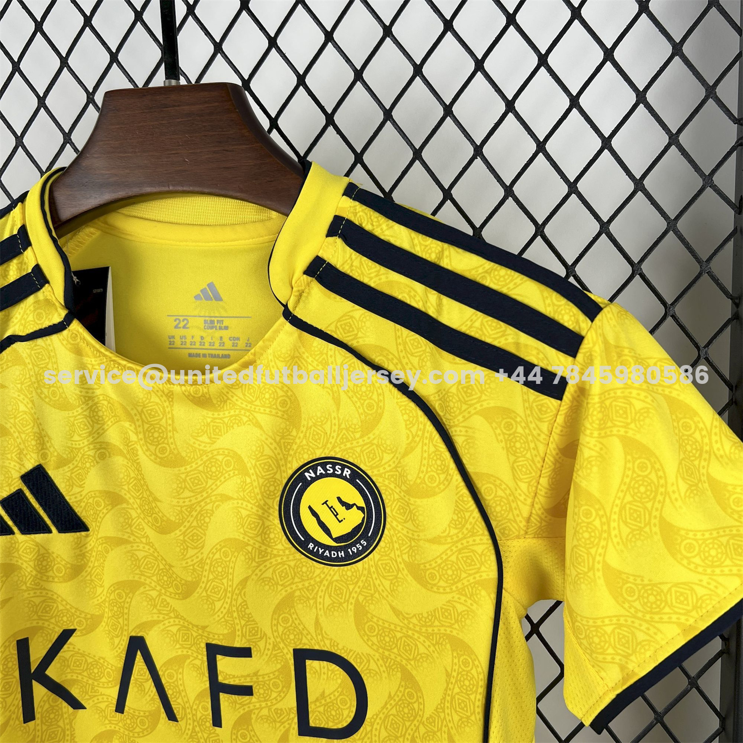 unitedfutballjersey-Al Nassr Riyadh Victory 25-26 Home Kids Kit