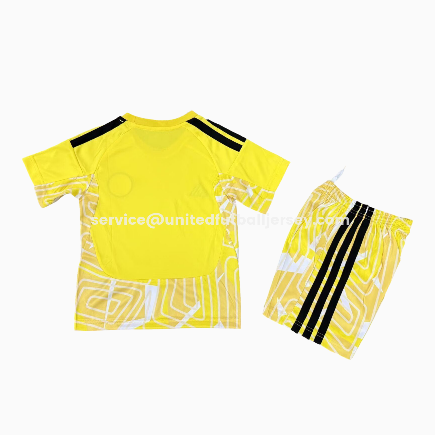 unitedfutballjersey-S-c-o.t l.a-n.d 2026 Goalkeeper Yellow Kids Kit