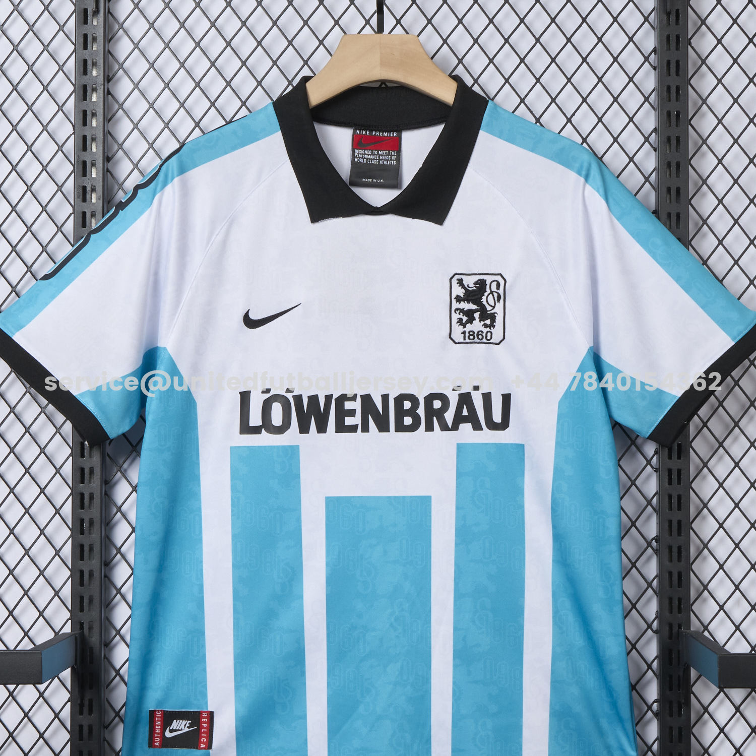 unitedfutballjersey-Retro TSV 1860 München Munich 1996 Home Jersey
