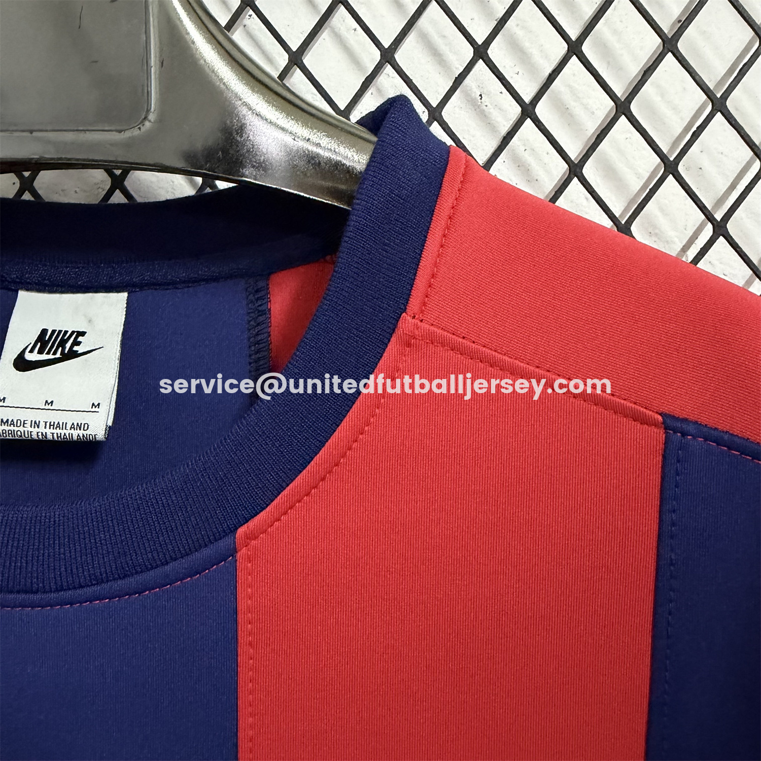 unitedfutballjersey-Barcelona 25-26 Red And Blue Unisex Pullover Hoodie