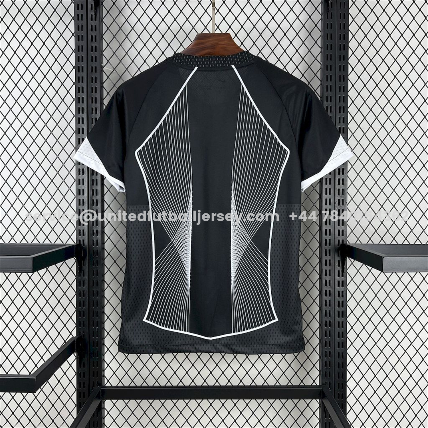 unitedfutballjersey-Barcelona 25-26 T90 White Lines Black Jersey - Fans Version