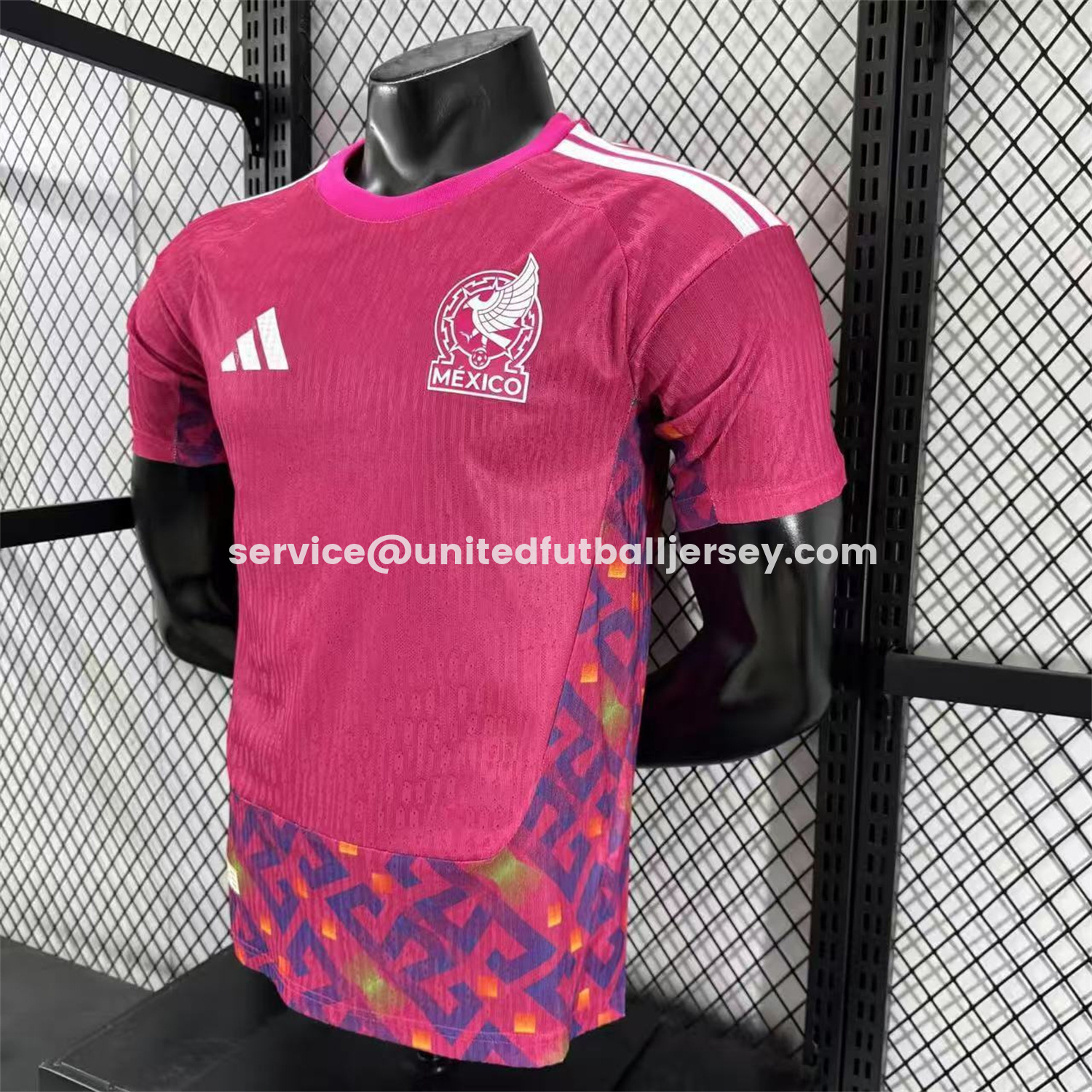 unitedfutballjersey-Mexico 2026 Pink Goalkeeper Jersey - Player Version