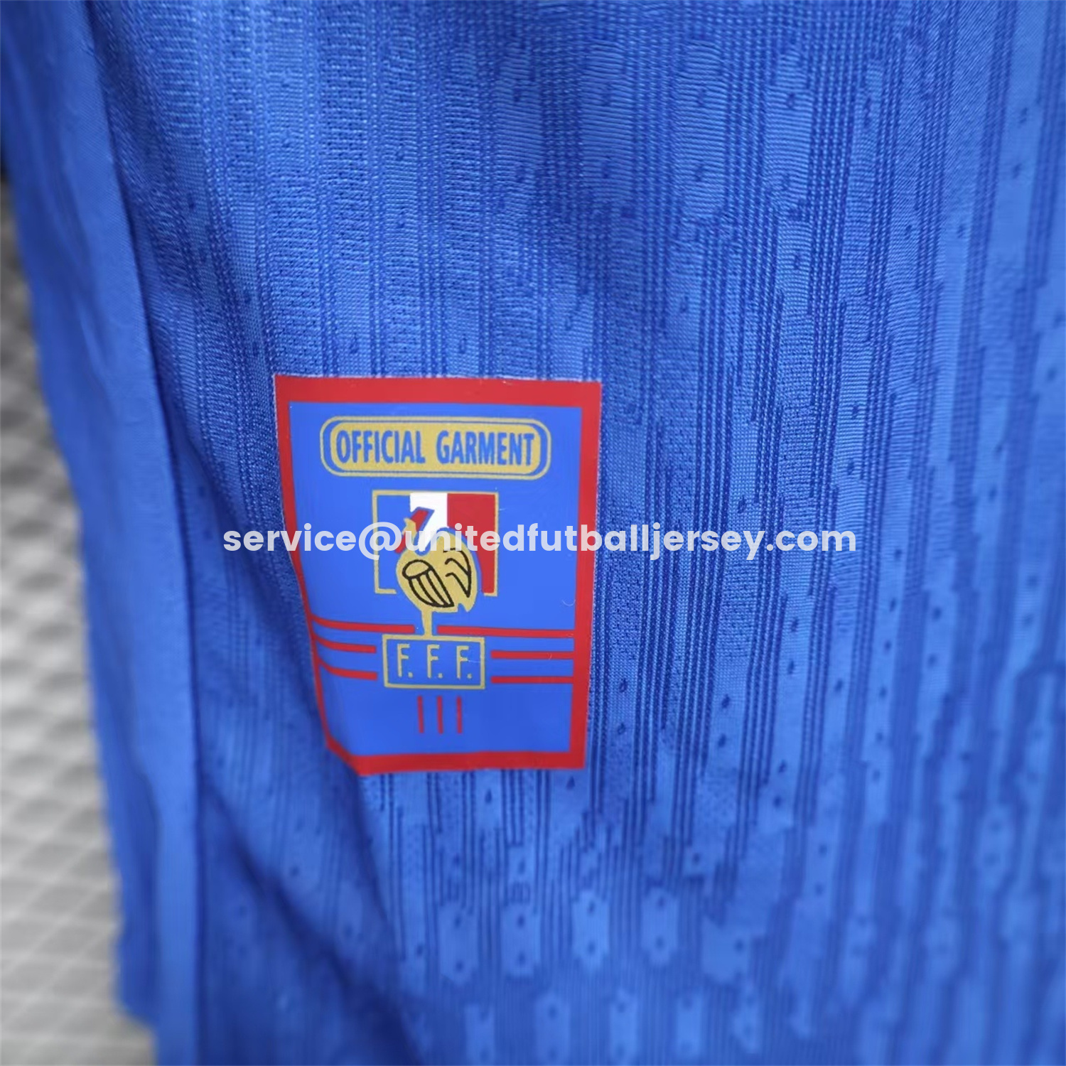 unitedfutballjersey-Retro France 1998 Home Blue Jersey - Player Version