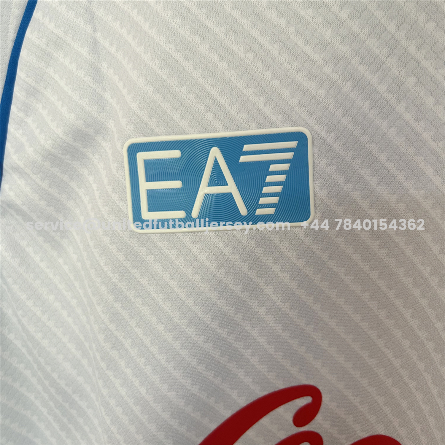 unitedfutballjersey-Napoli 25-26 White Pre-Match Training Jersey - Fans Version