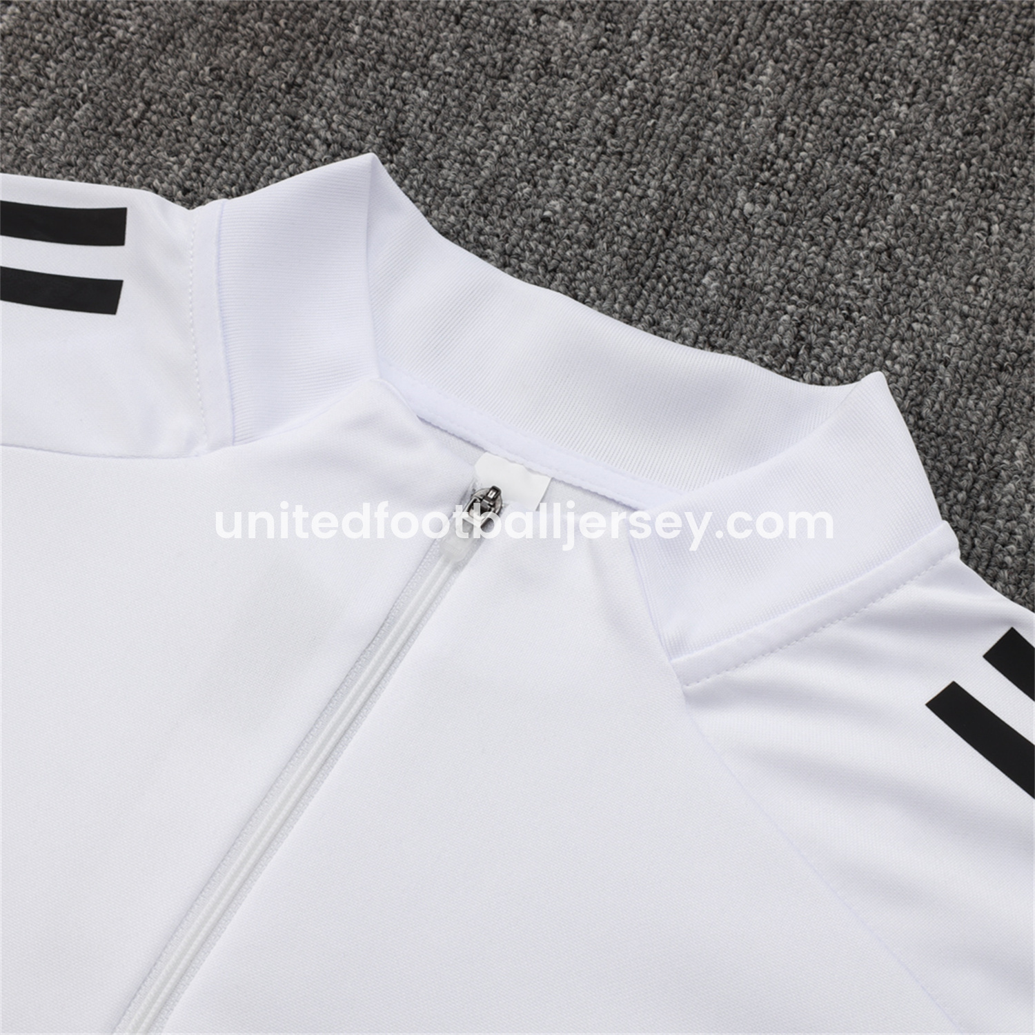 unitedfutballjersey-INT M.A.M 25-26 Long Sleeves Training Set - White Top & Black Pants