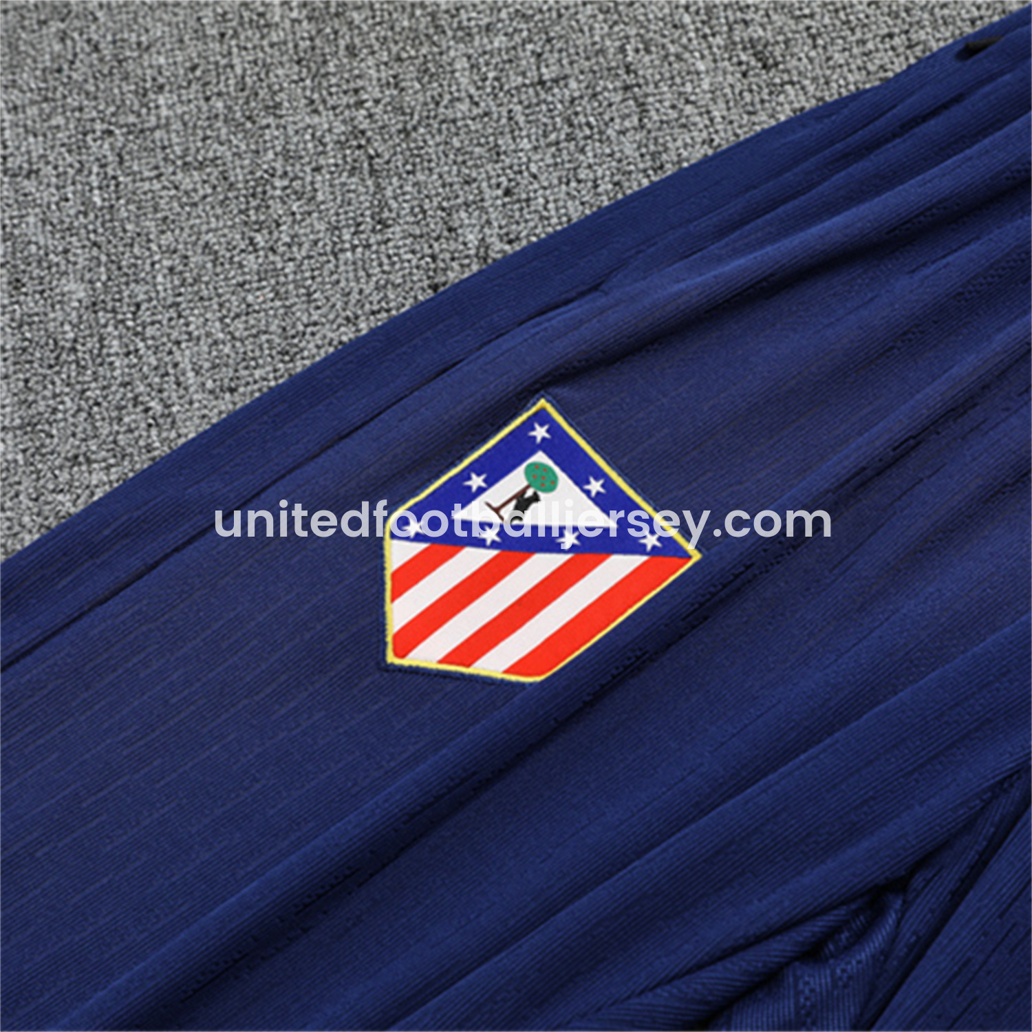 unitedfutballjersey-Atletico Madrid 25-26 Long Sleeves Training Set - Royal Blue Top & Royal Blue Pants