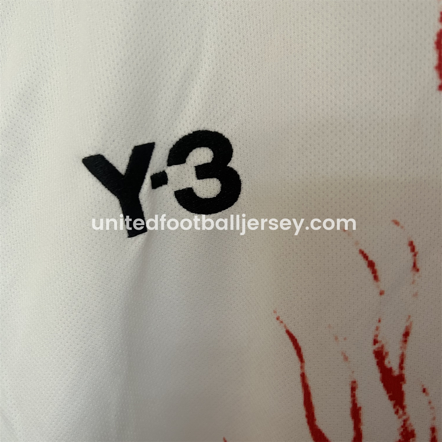 unitedfutballjersey-Japan 25-26 Y3 Red Auspicious Cloud Pattern White Jersey - Fans Version