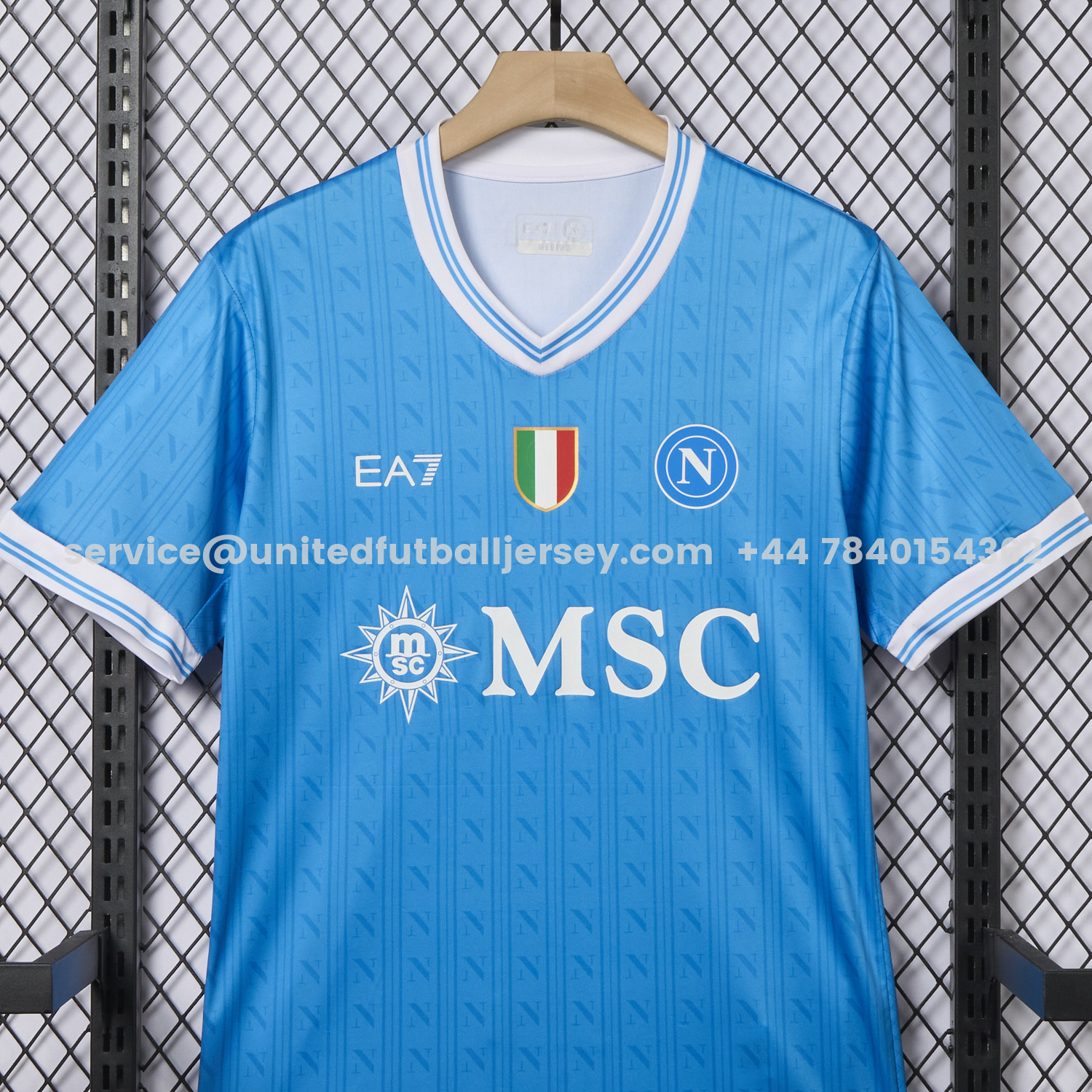 unitedfutballjersey-Napoli 25-26 Home Jersey - Fans Version