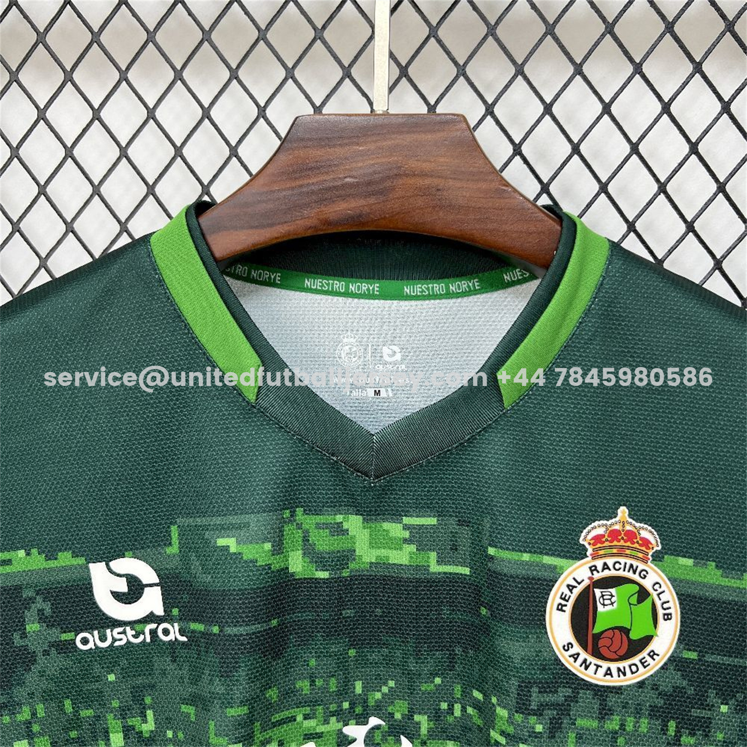 unitedfutballjersey-Racing de Santander 25-26 Away Green Jersey - Fans Version