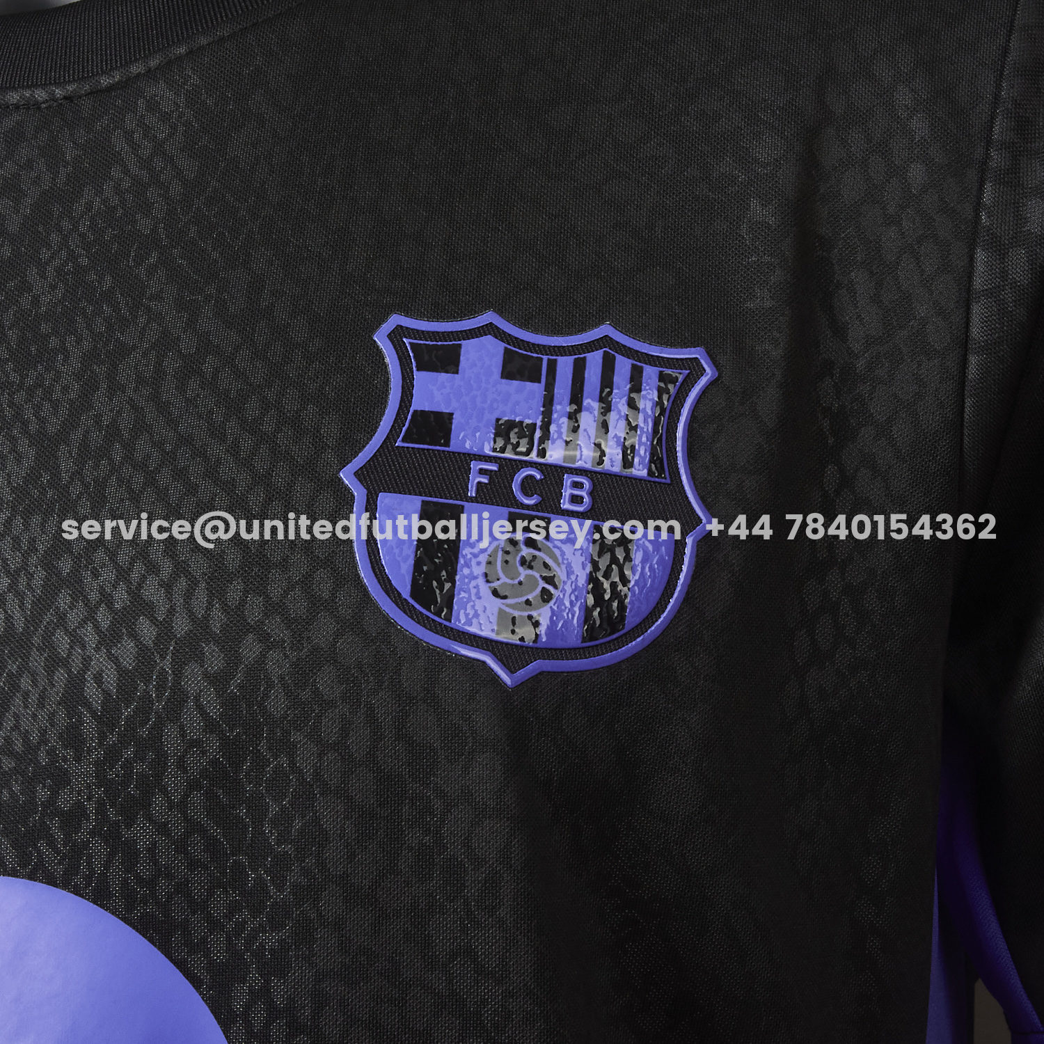 unitedfutballjersey-Barcelona X KB 25-26 Black And Purple Special Jersey - Player Version