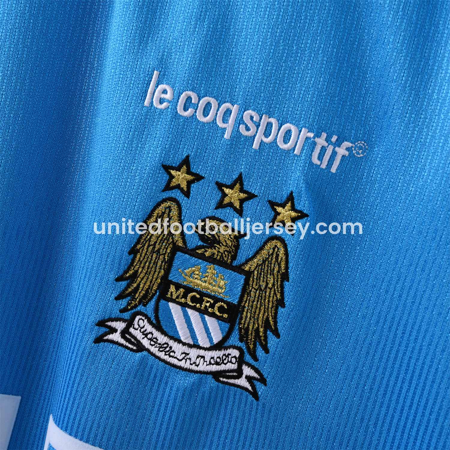 unitedfutballjersey-Retro Manchester City 1999-01 Home Stadium Jersey
