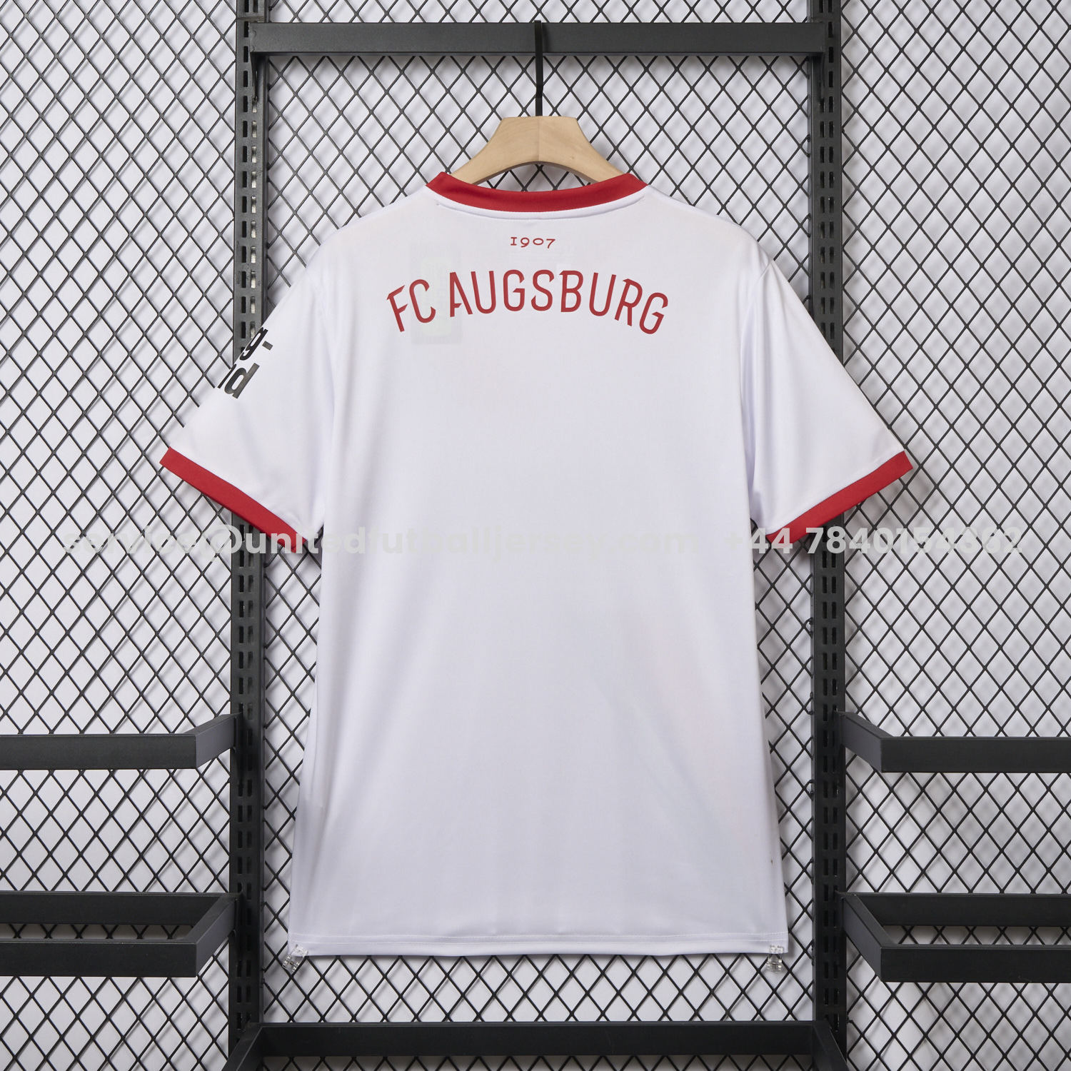 unitedfutballjersey-Augsburg 25-26 Home Jersey - Fans Version