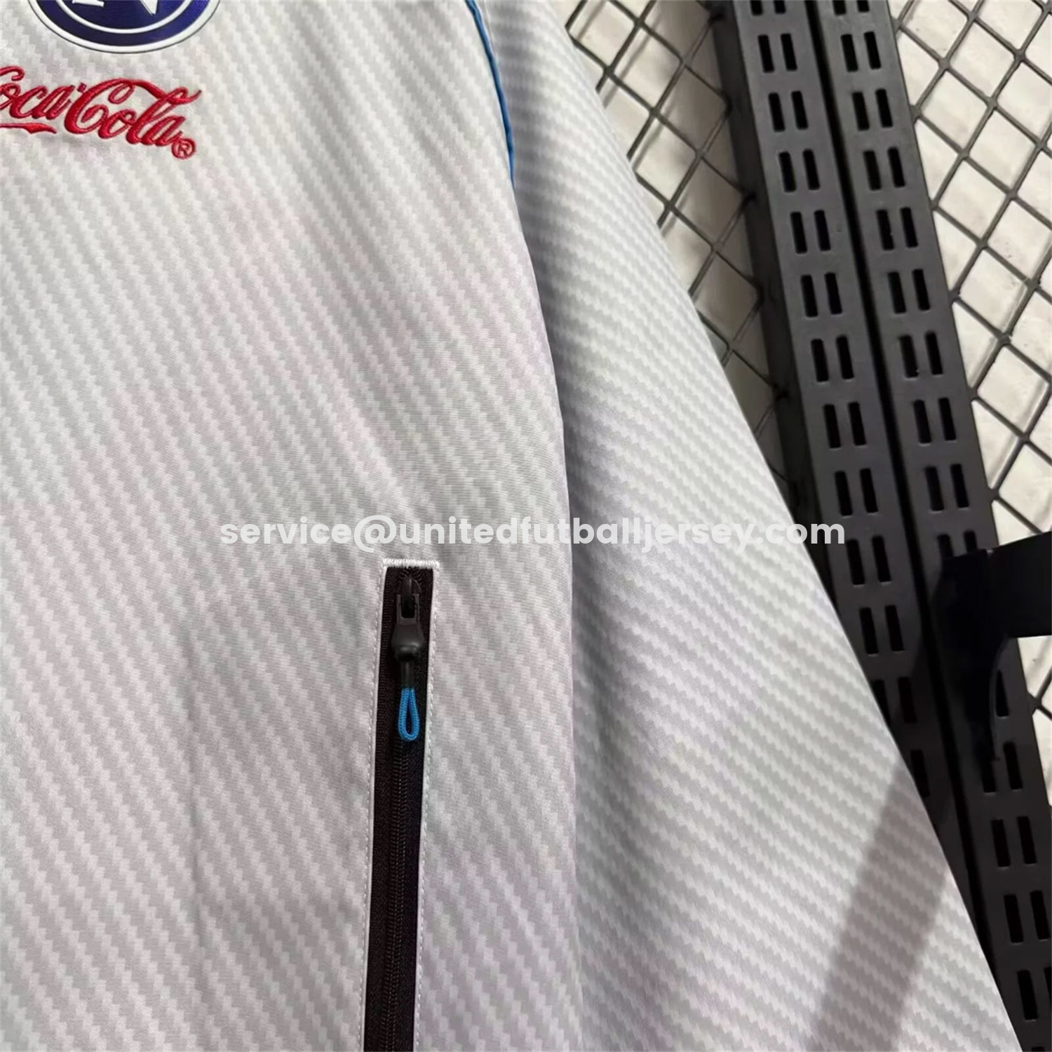 unitedfutballjersey-Napoli 25-26 Windbreaker Jacket - Gray