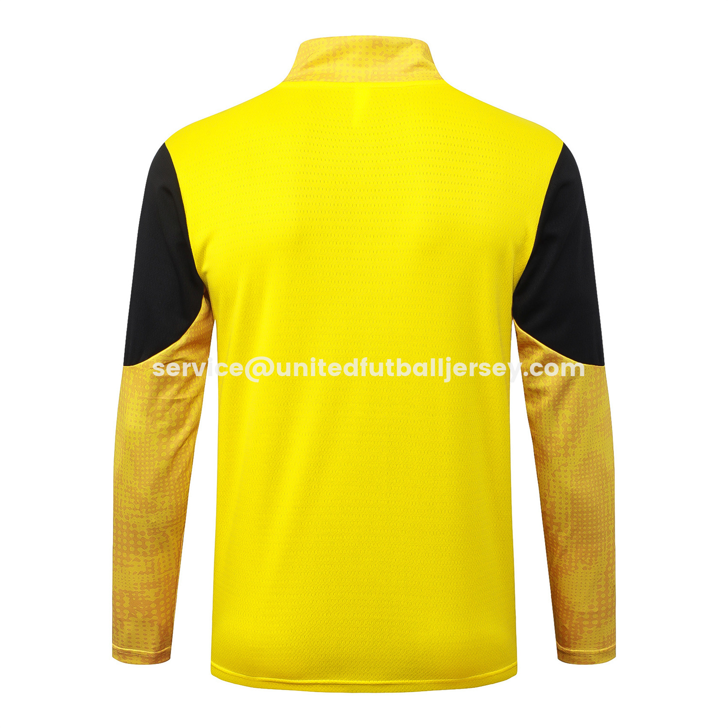 unitedfutballjersey-Dortmund 25-26 Jacket Training Tracksuit - Yellow top & Black Pants