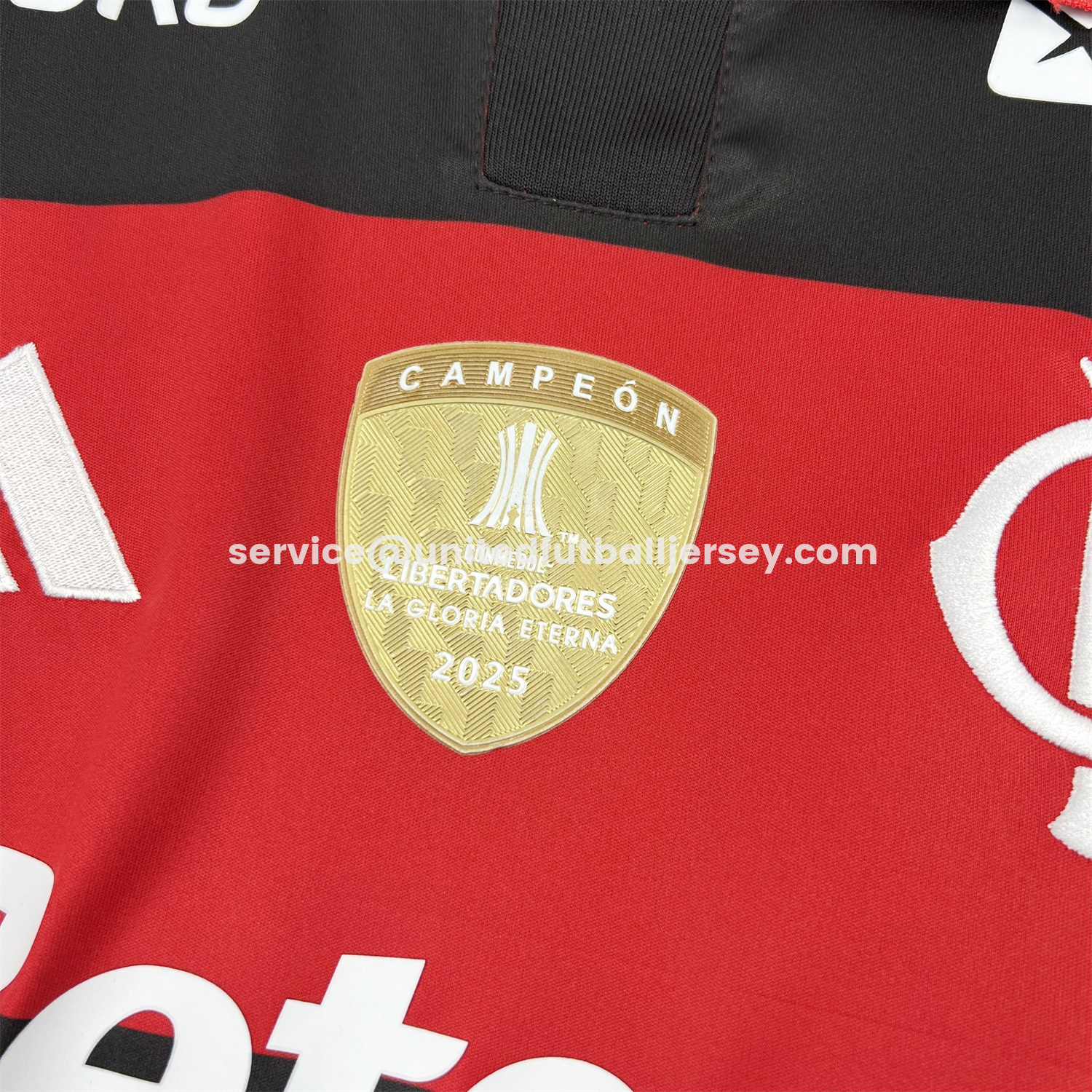 unitedfutballjersey-Flamengo 26-27 Home Unsponsored Jersey - Fans Version