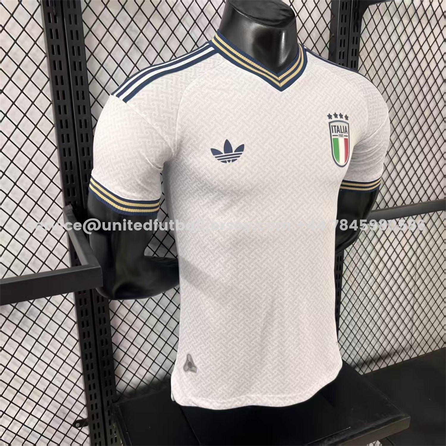 unitedfutballjersey-Italy 2026 Away White Jersey - Player Version