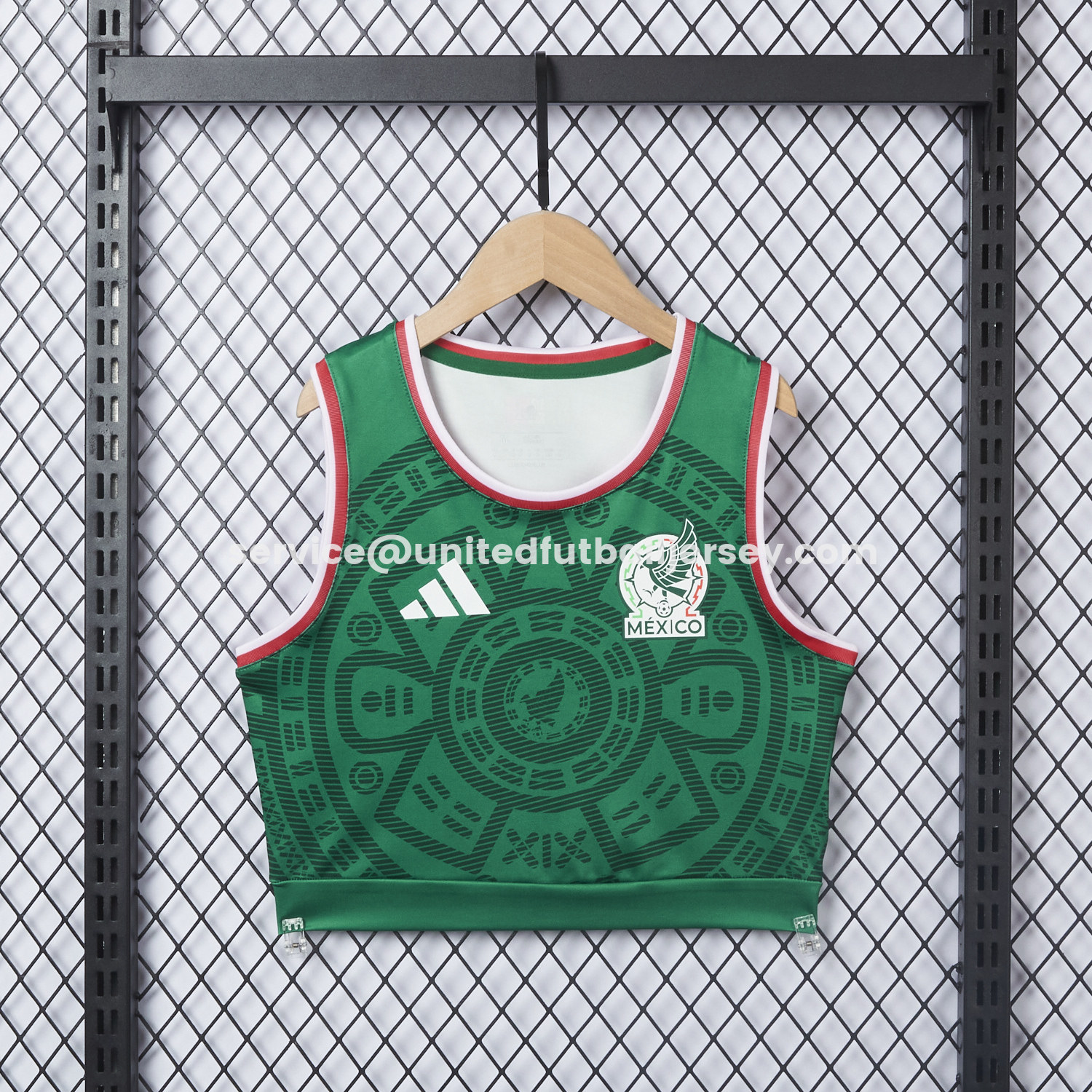 unitedfutballjersey-Women's Mexico 2026 Home Yoga Vest