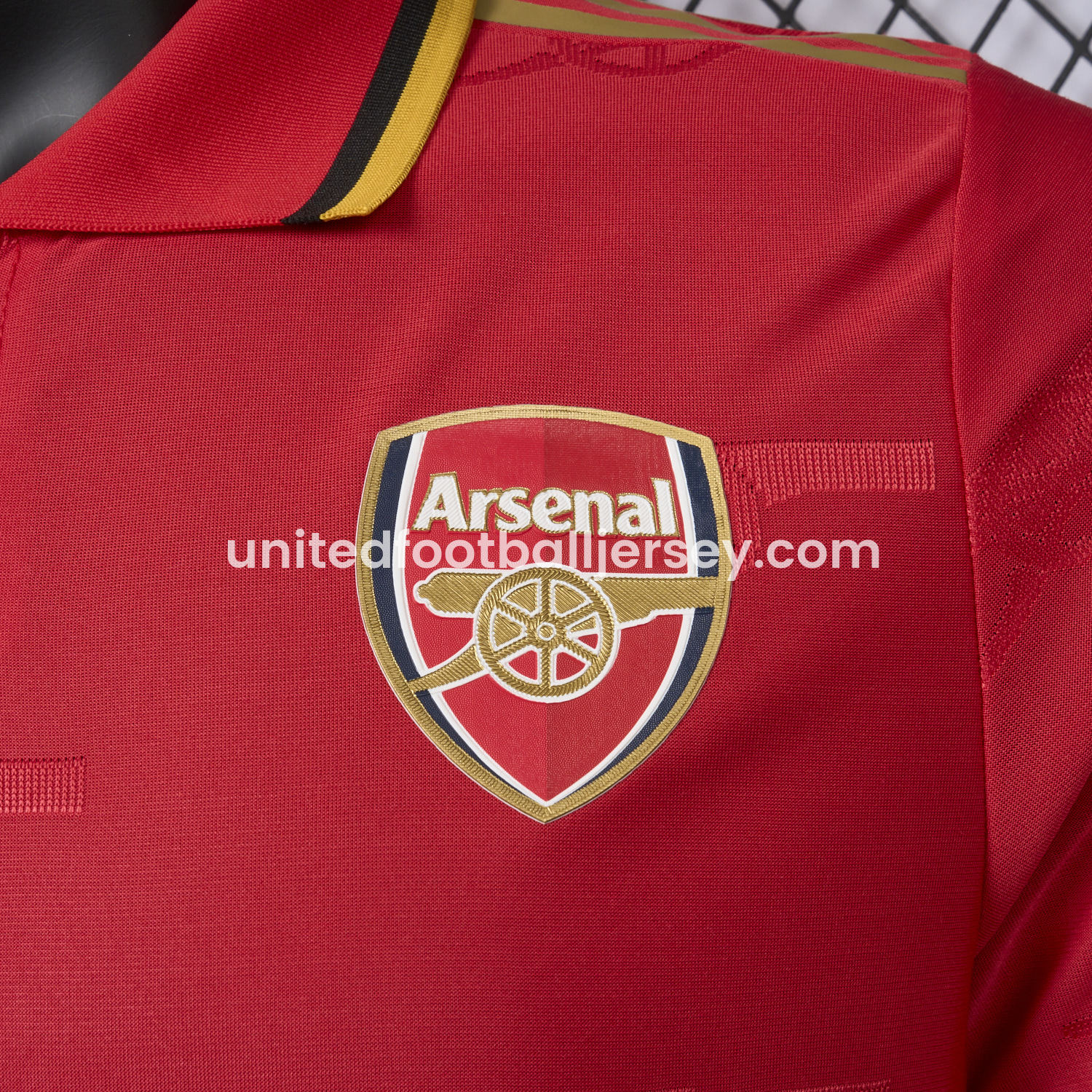 unitedfutballjersey-Arsenal 25-26 Red POLO Special Edition Jersey - Player Version