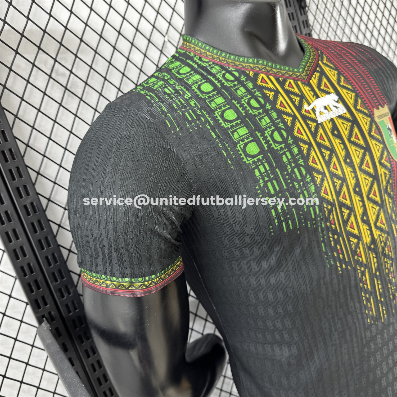 unitedfutballjersey-Mali 2025 Third Black Jersey - Player Version