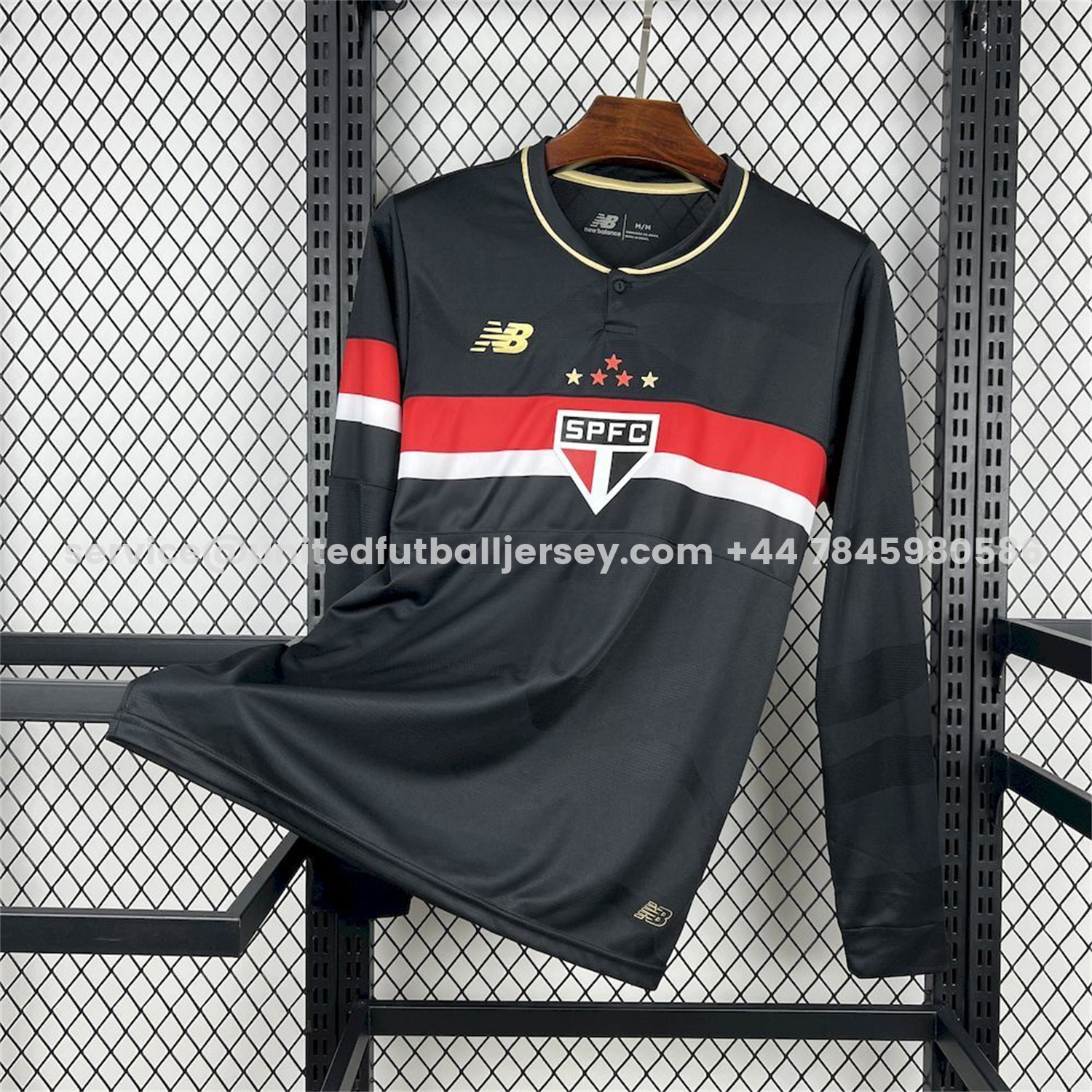unitedfutballjersey-Sao Paulo 25-26 Third Long Sleeves Jersey - Fans Version