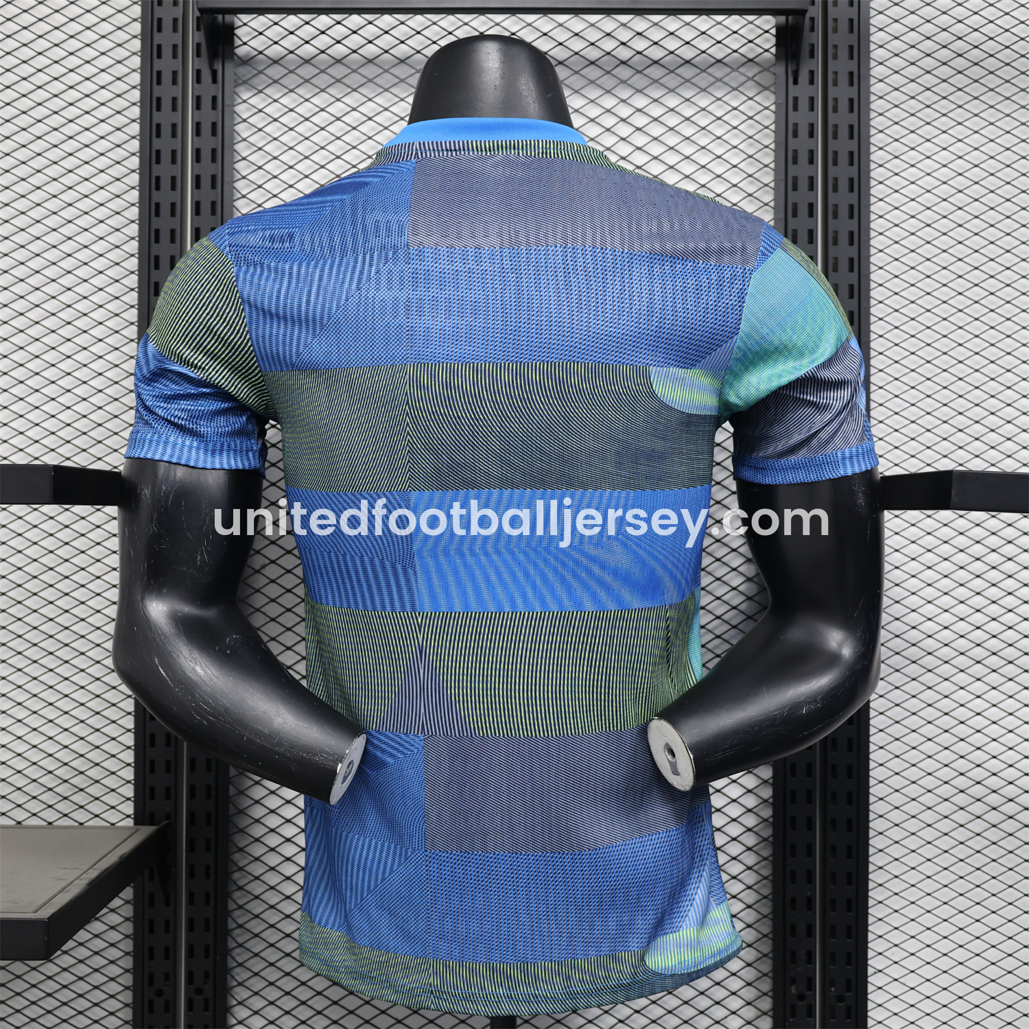 unitedfutballjersey-Real Madrid 25-26 Blue Pre-Match Traning Jersey - Player Version