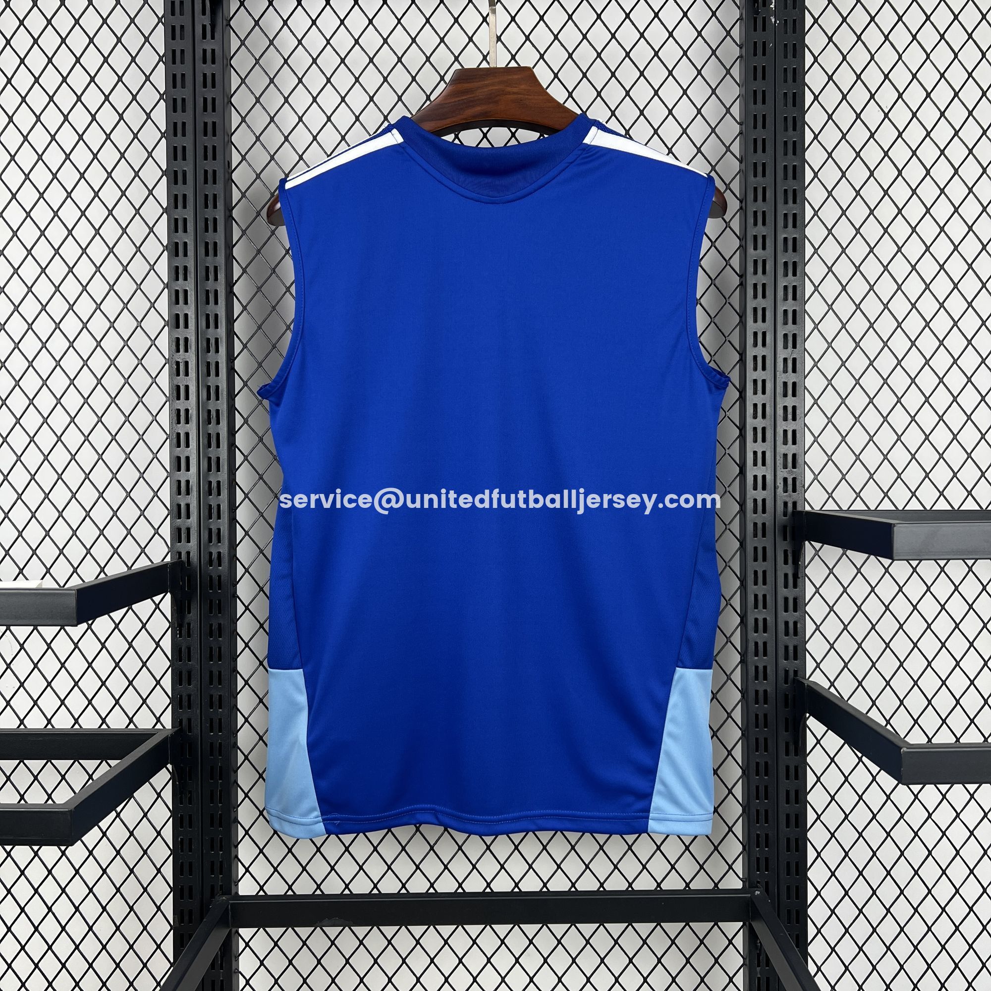 unitedfutballjersey-Cruzeiro 25-26 Pre-Match Ocean Blue Training Vest - Fans Version