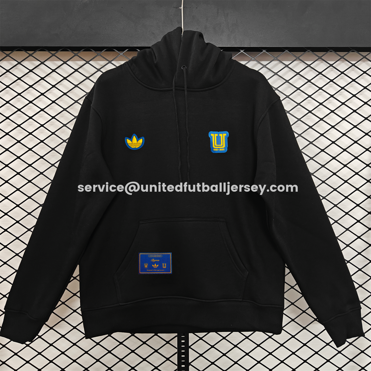 unitedfutballjersey-Tigres UANL 25-26 Originals Terrace Icon Unisex Pullover Hoodie