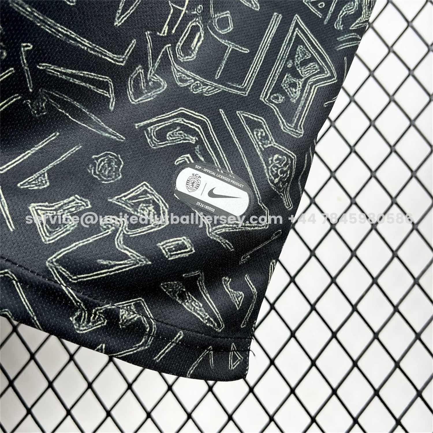 unitedfutballjersey-Sporting CP 25-26 Symbol Design Black Special Jersey - Fans Version