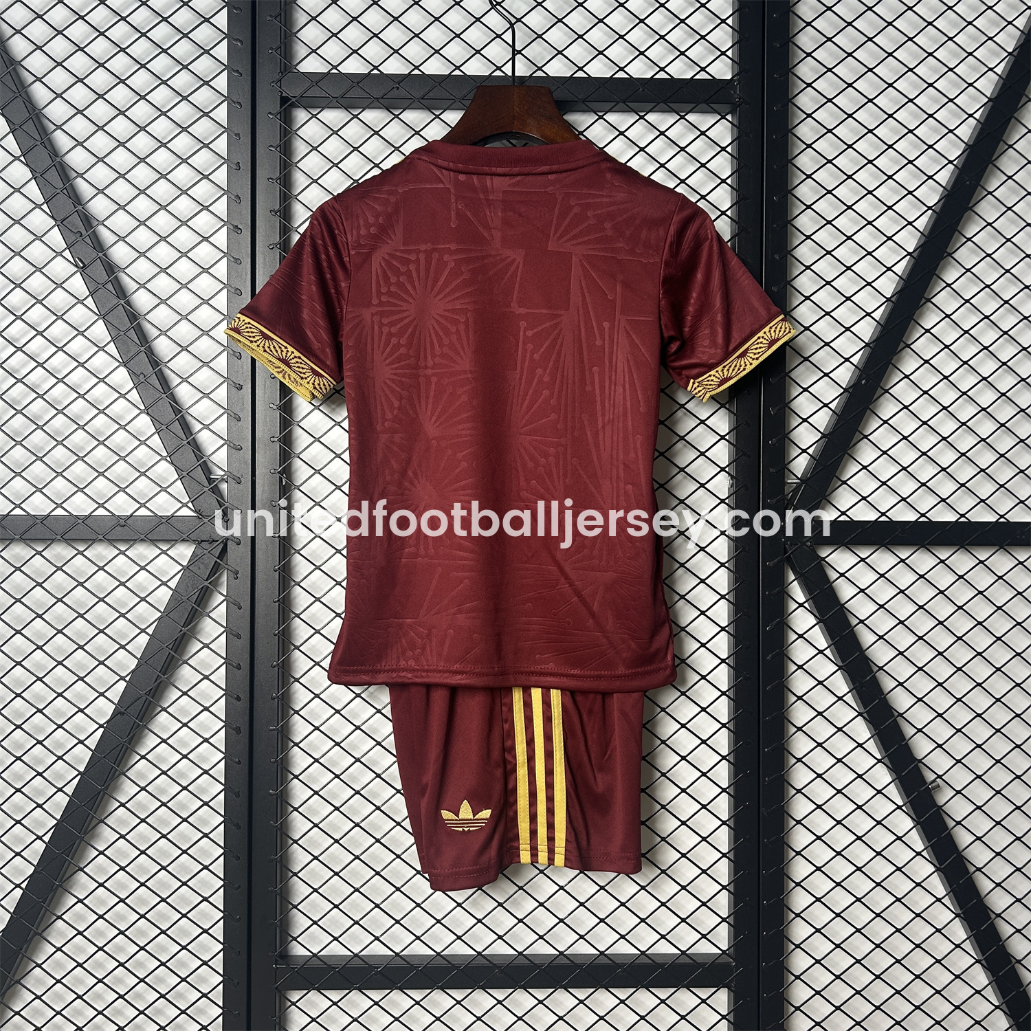 unitedfutballjersey-Mexico 2025 Gold Cup Red Special Edition Kids Kit