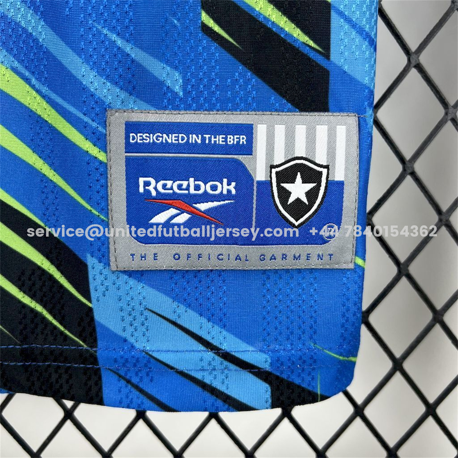 unitedfutballjersey-Botafogo 25-26 Goalkeeper Blue Jersey - Fans Version