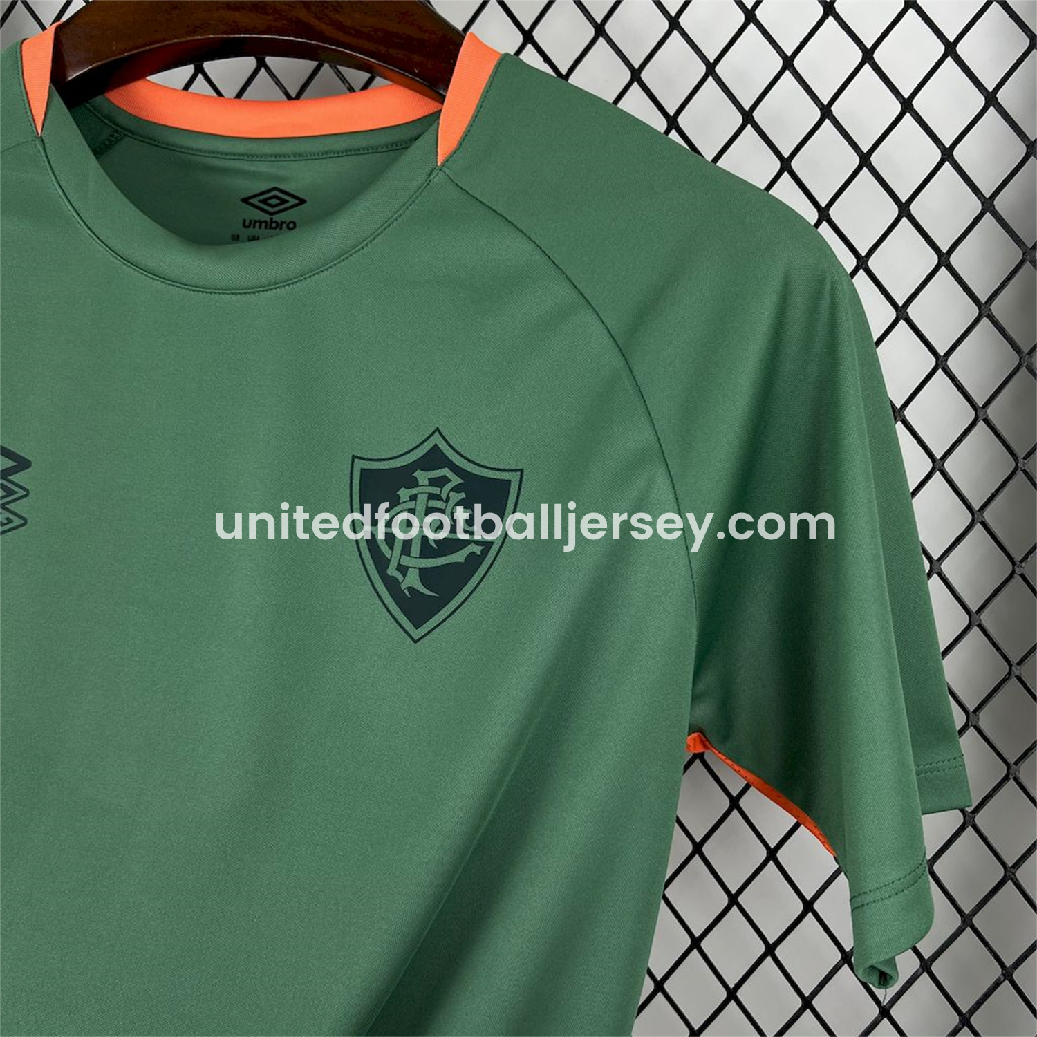 unitedfutballjersey-Fluminense 25-26 Green Training Jersey - Fans Version