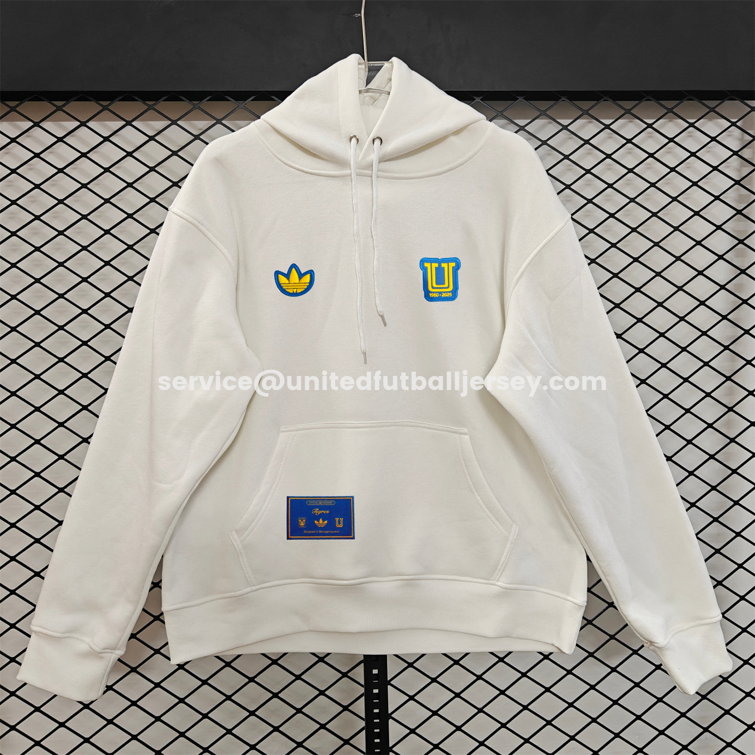 unitedfutballjersey-Tigres UANL 25-26 Originals Terrace Icon Unisex Pullover Hoodie
